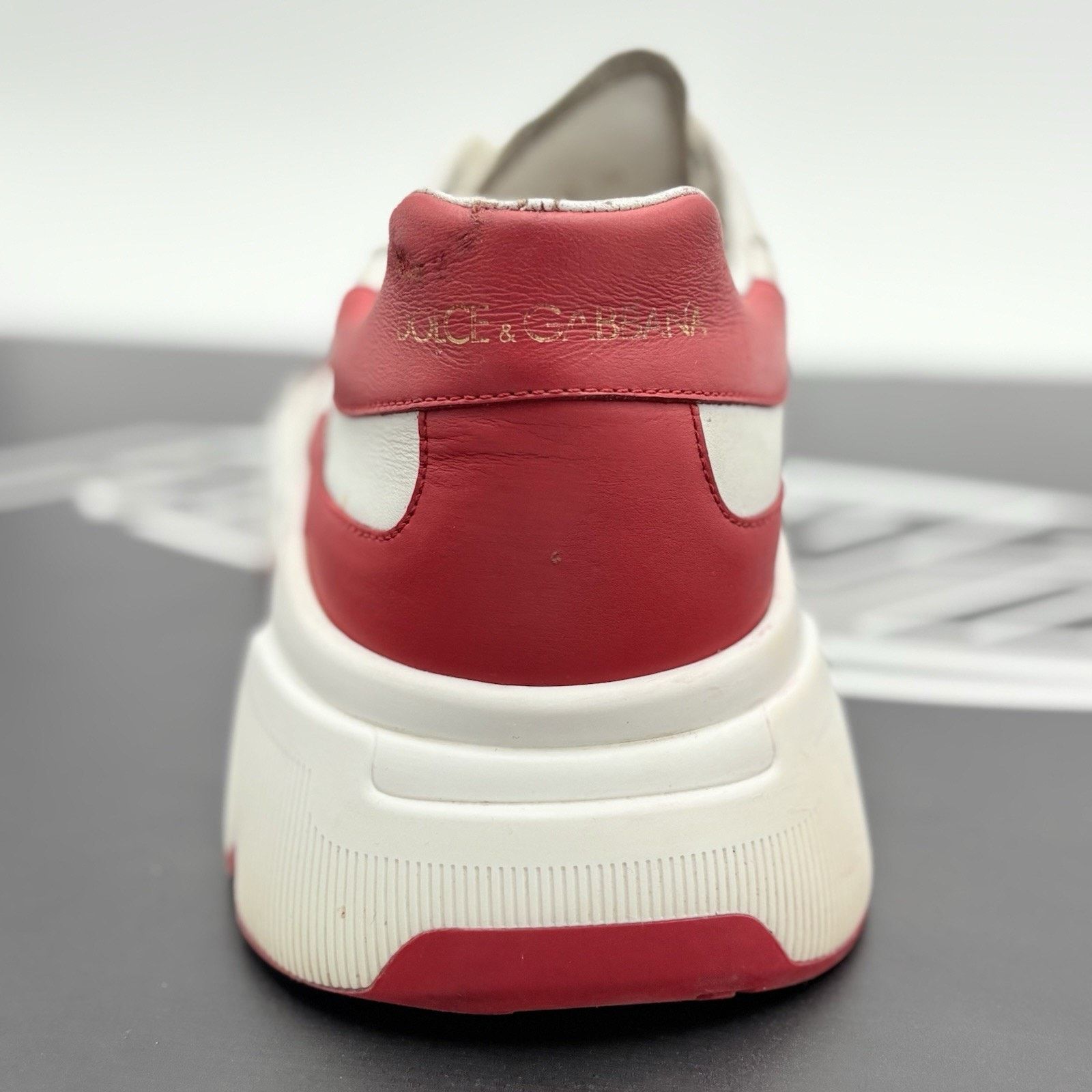 Dolce & Gabbana Dolce Gabbana Daymaster ' White Red ' | GOOD CONDITION! Size US 11 / EU 44 - 8 Thumbnail
