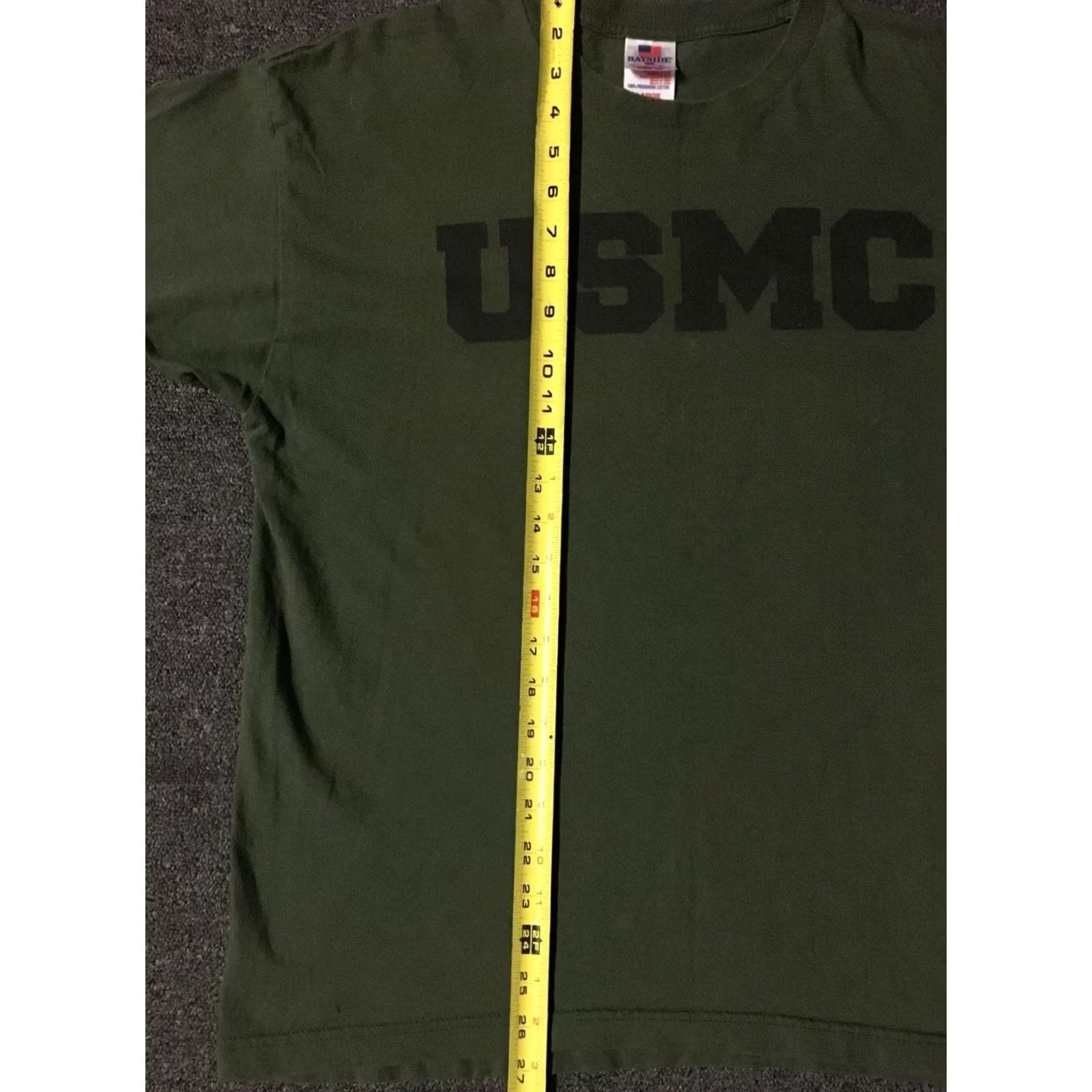 Vintage VINTAGE USMC Shirt M USA Military College Army Grunge 90s Green Nike? Size US M / EU 48-50 / 2 - 7 Thumbnail
