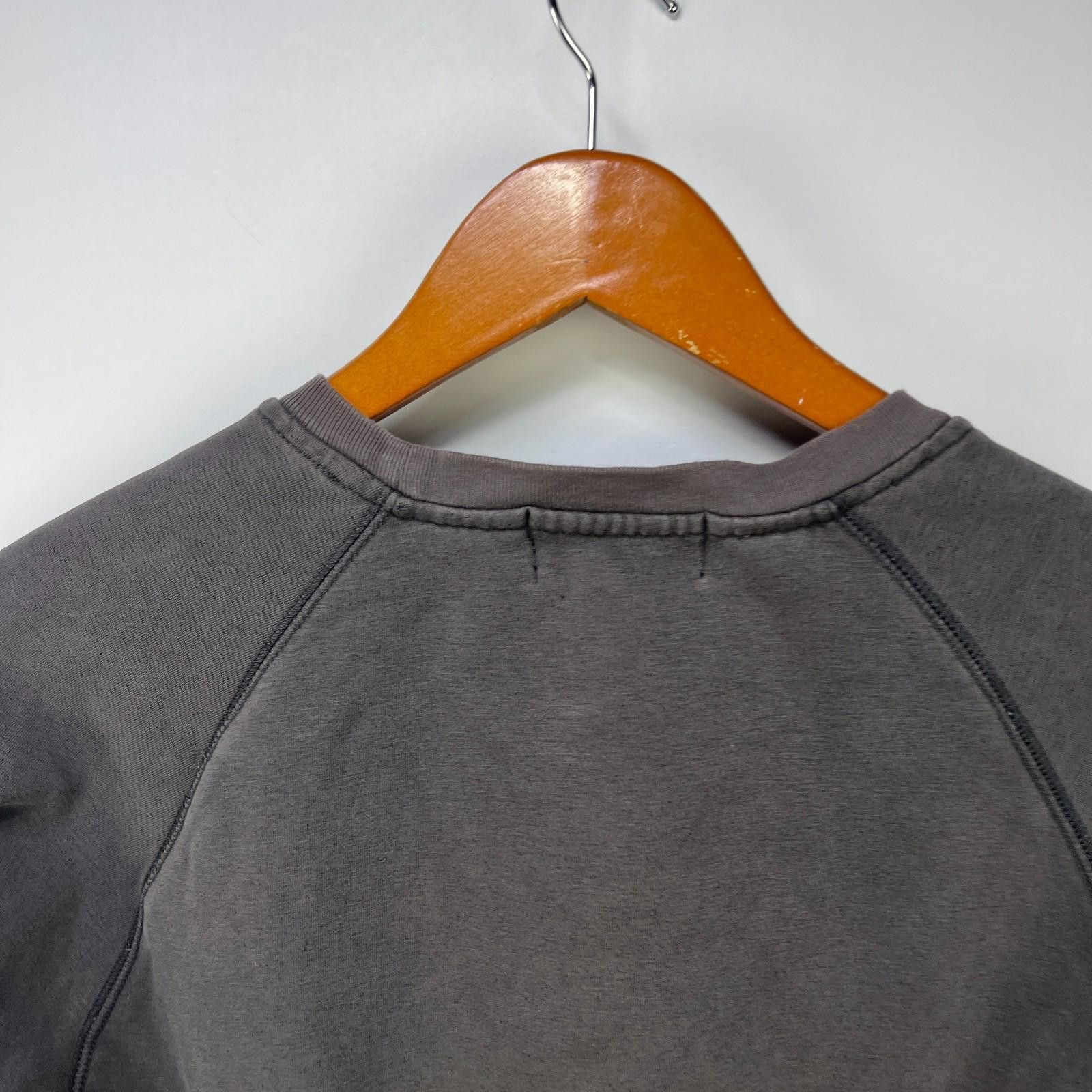 Eddie Bauer Vintage Sun Faded Blank Gray Black Raglan Sweatshirt Small Size US S / EU 44-46 / 1 - 9 Thumbnail