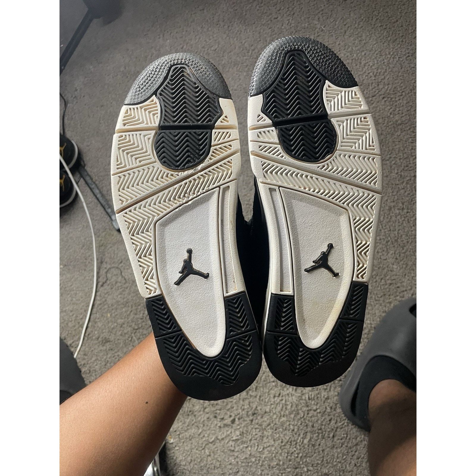 Jordan Brand Size 12- Air Jordan 4 Retro Royalty 2017 308497-032 Black Size US 12 / EU 45 - 5 Thumbnail