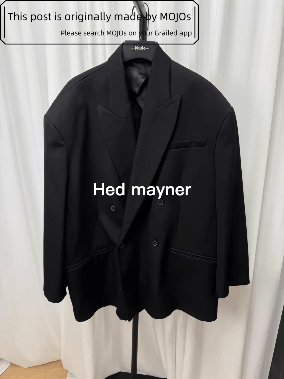 Hed Mayner Hed Mayner 22AW Oversized Blazer mojos12132024 Size US S / EU 44-46 / 1 - 1 Thumbnail