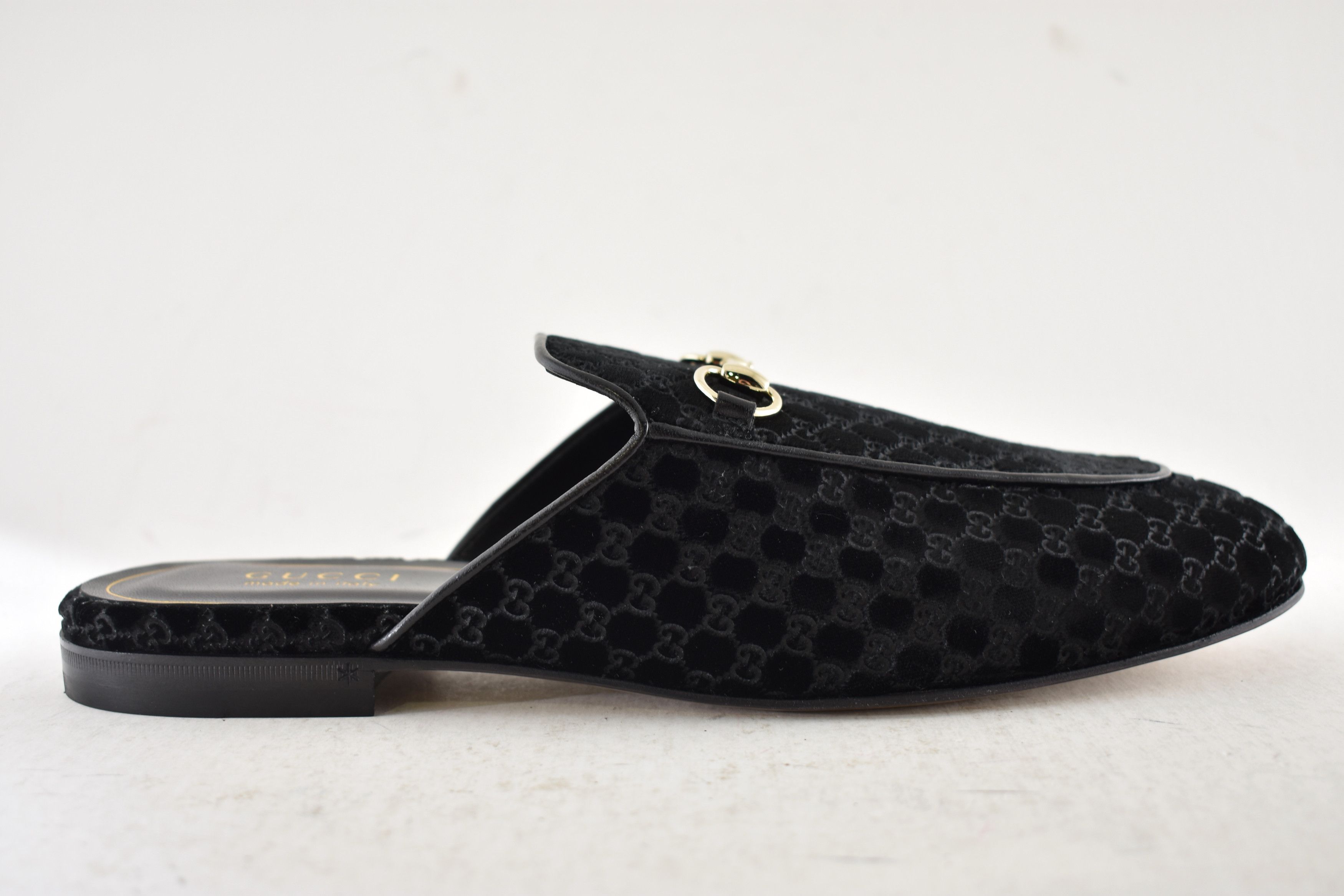 Gucci Princetown Velvet Backless Slide Loafer Mule Slipper Flat 41 Size US 11 / IT 41 - 2 Thumbnail