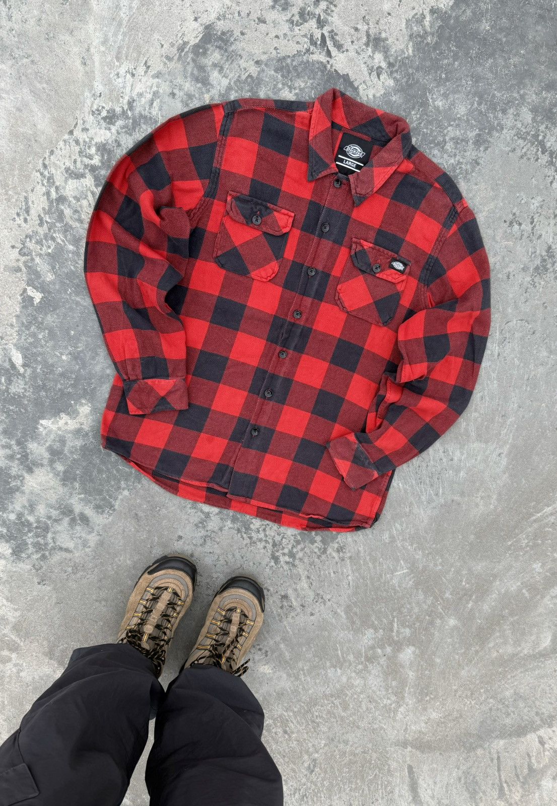 Dickies Vintage Dickies Y2k Flannel Button Up Shirt Jacket Size US L / EU 52-54 / 3 - 8 Thumbnail