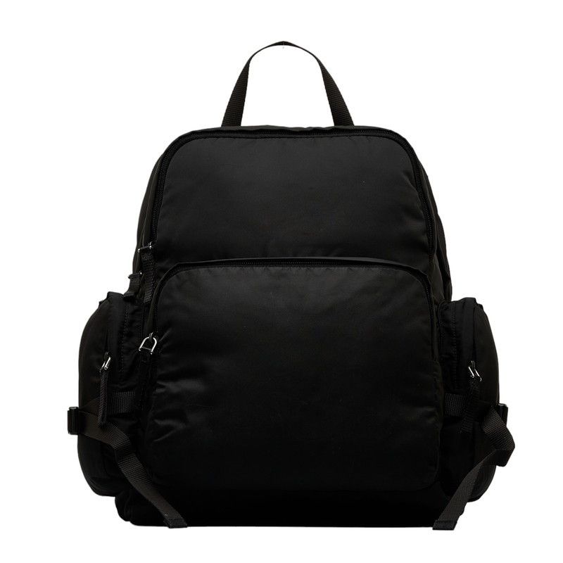 image of Prada Tessuto Backpack in Black, Women's