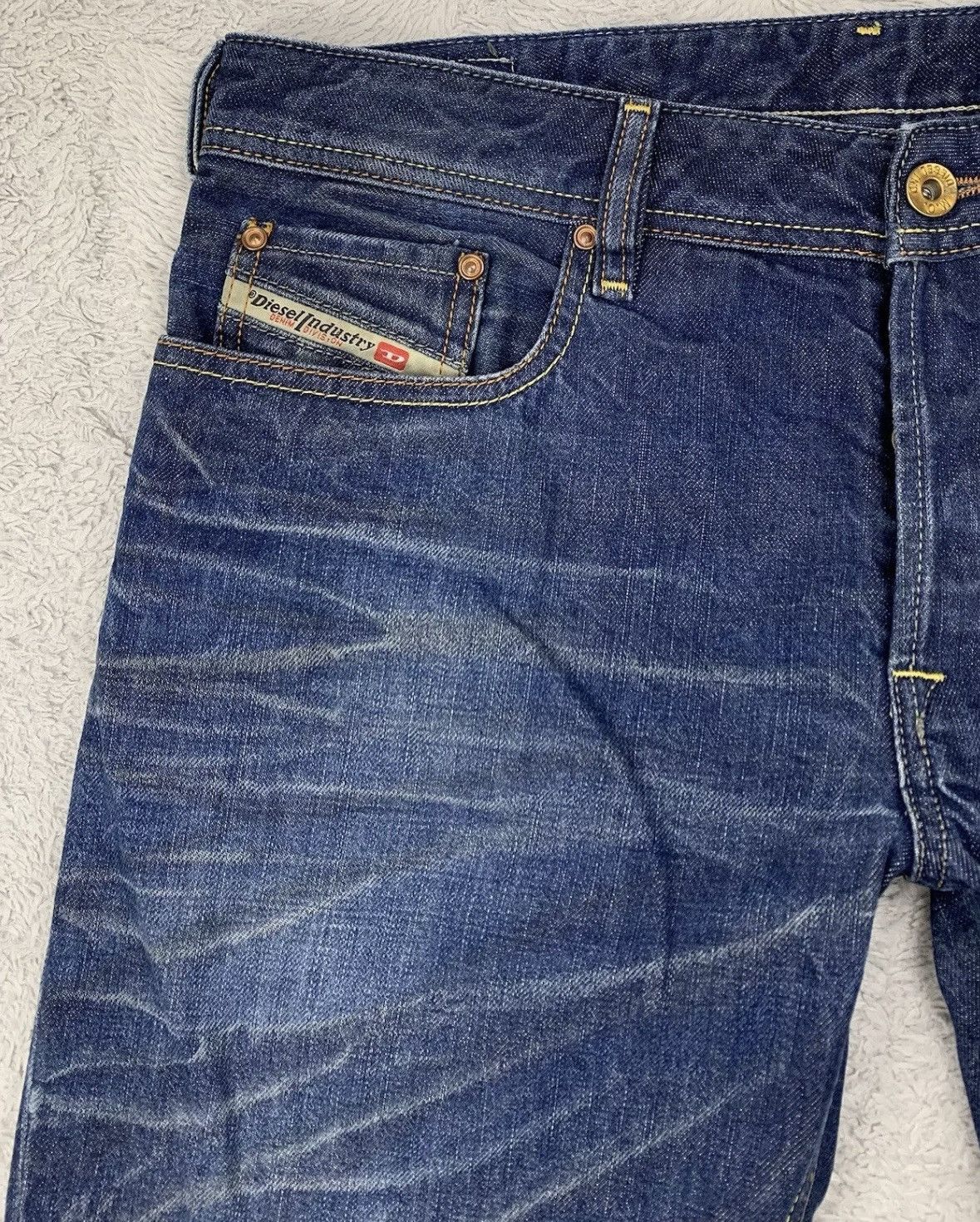 Diesel Diesel Zatiny Jeans Men’s W33/34 L28 00819 Made In Italy Size US 33 - 3 Thumbnail