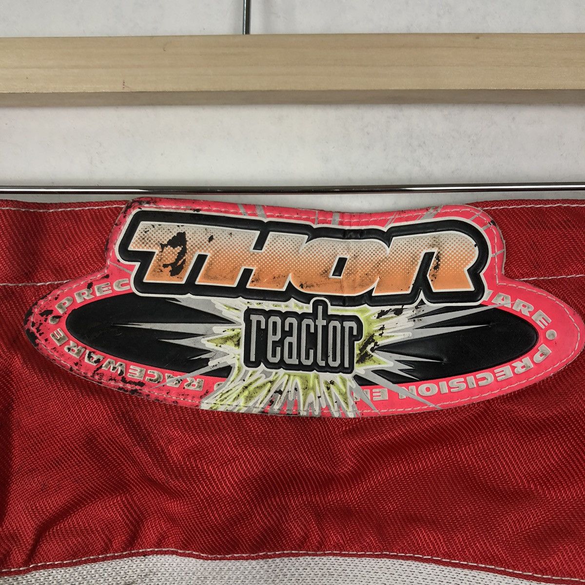 Japanese Brand 🔥RARE MOTORCYCLE CROSS PANTS THOR REACTOR RACING BI LOGO Size US 32 / EU 48 - 9 Thumbnail