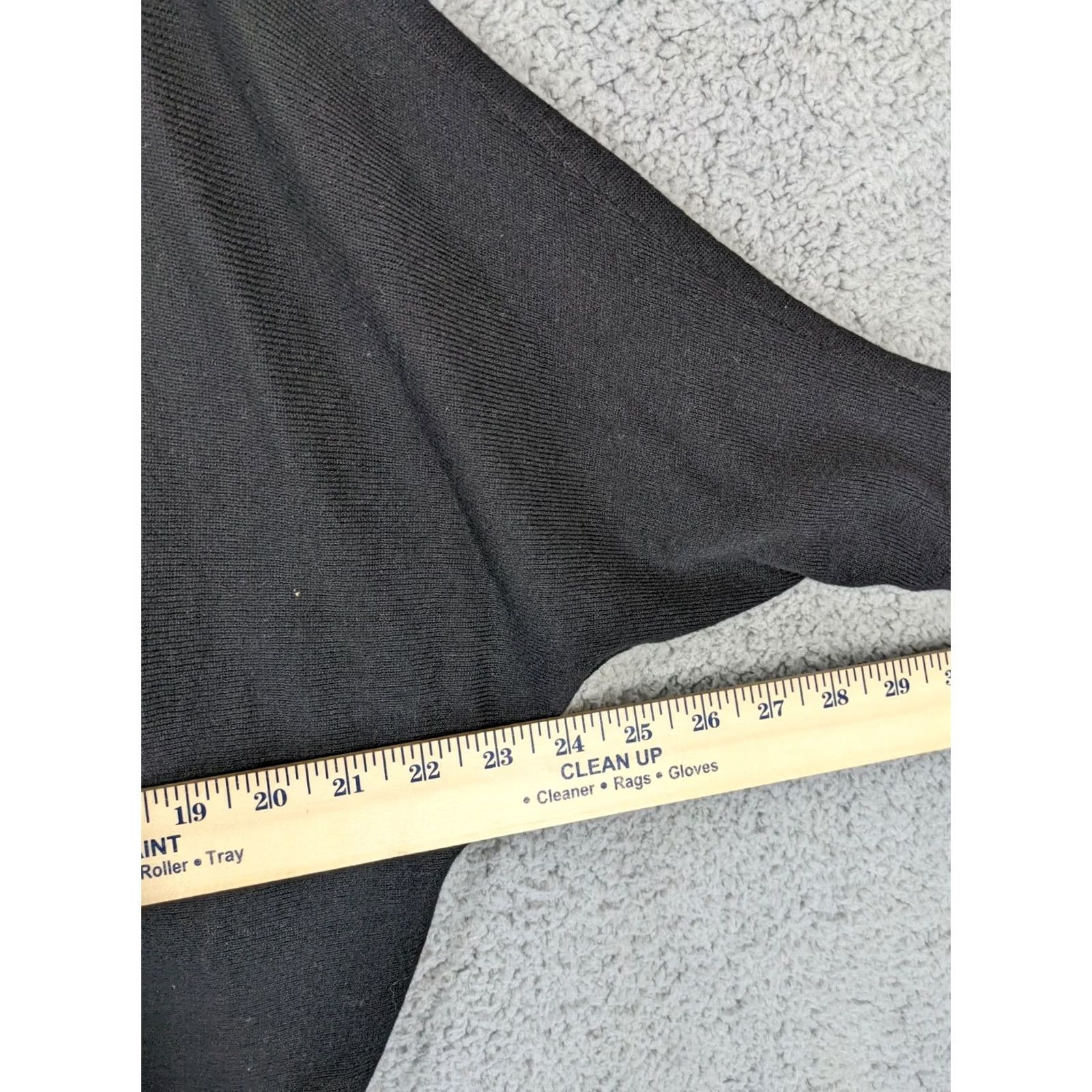 MILLY Milly Women’s V-neck 3/4 Sleeve Black Pull Over Sweater Size M Size M / US 6-8 / IT 42-44 - 4 Thumbnail