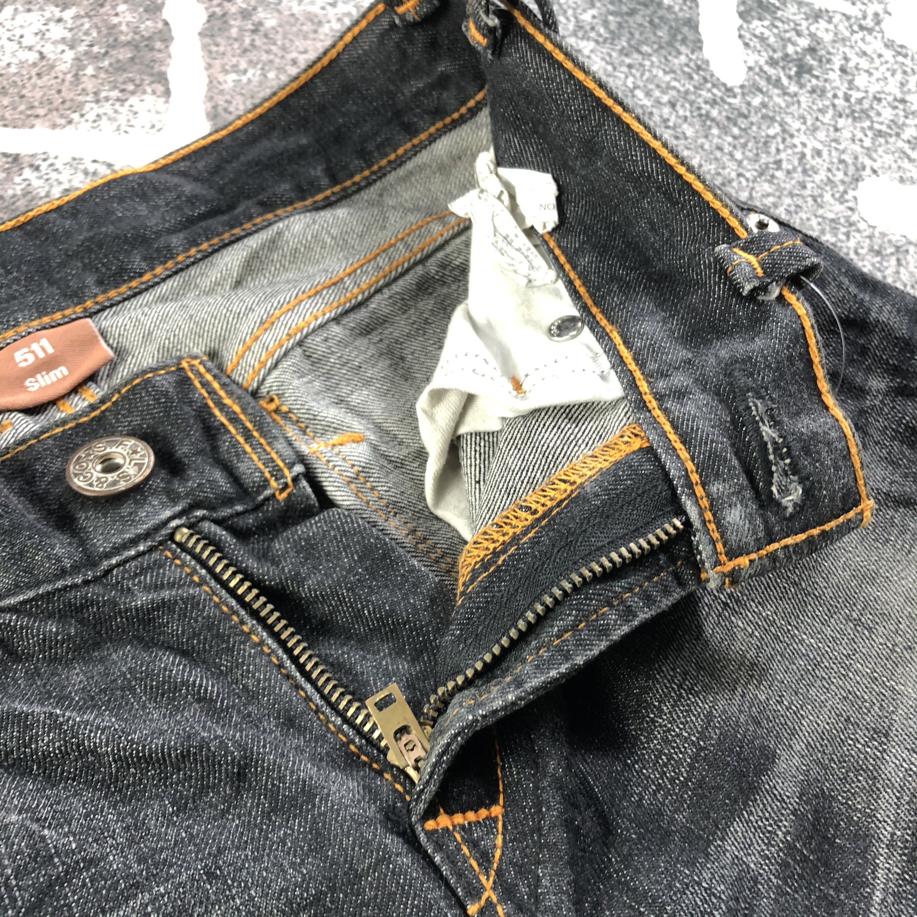 Levi's Levis 511 Faded Black Slim Fit Jeans KJ2154 Size US 29 - 7 Thumbnail
