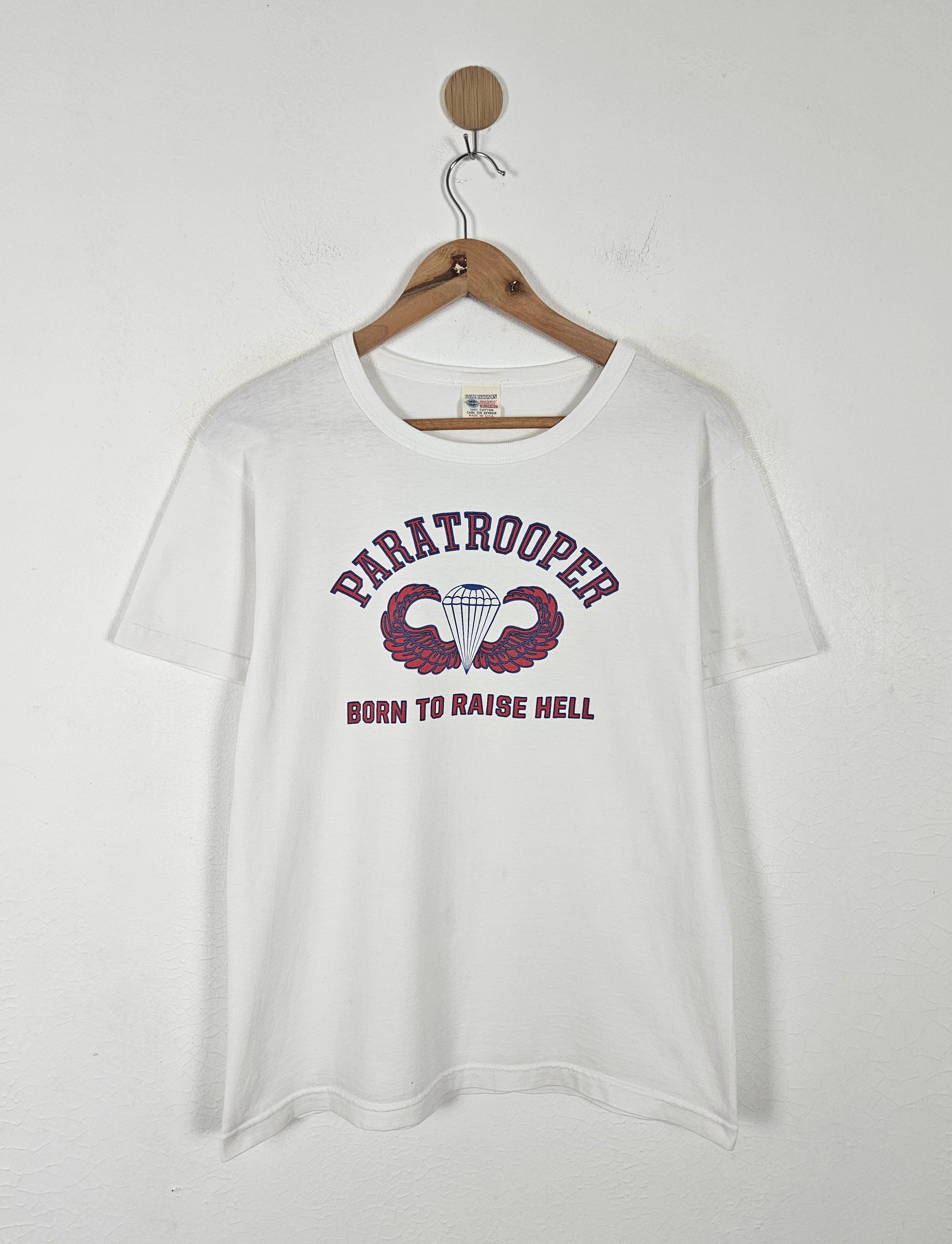 Buzz Rickson's × The Real McCoy's Buzz Rickson Paratrooper Born to raise Hell shirt Size US M / EU 48-50 / 2 - 1 Thumbnail