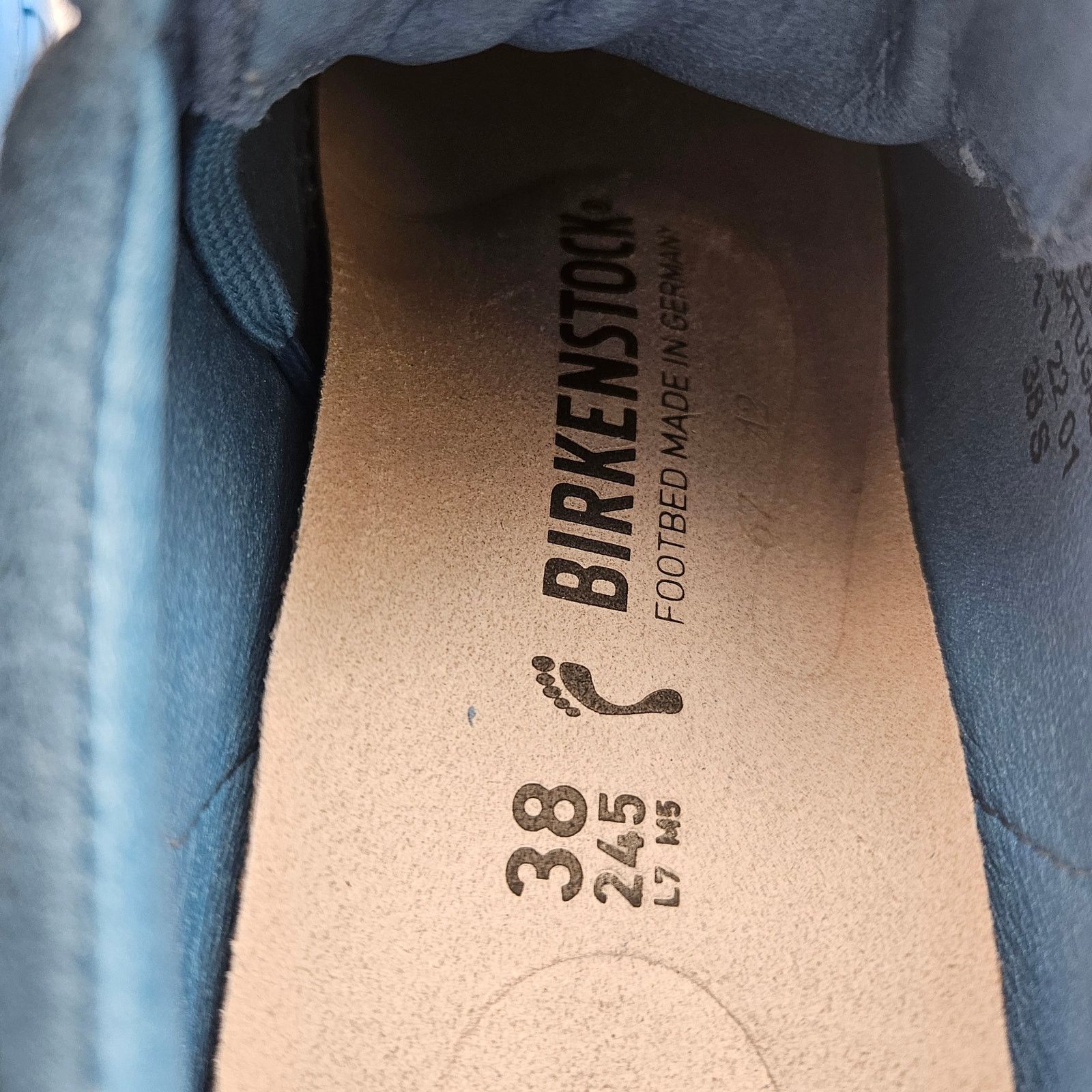 Birkenstock BIRKENSTOCK WOMEN'S 7 BEND LOW SUEDE BLUE SNEAKER Size US 7 / IT 37 - 7 Thumbnail