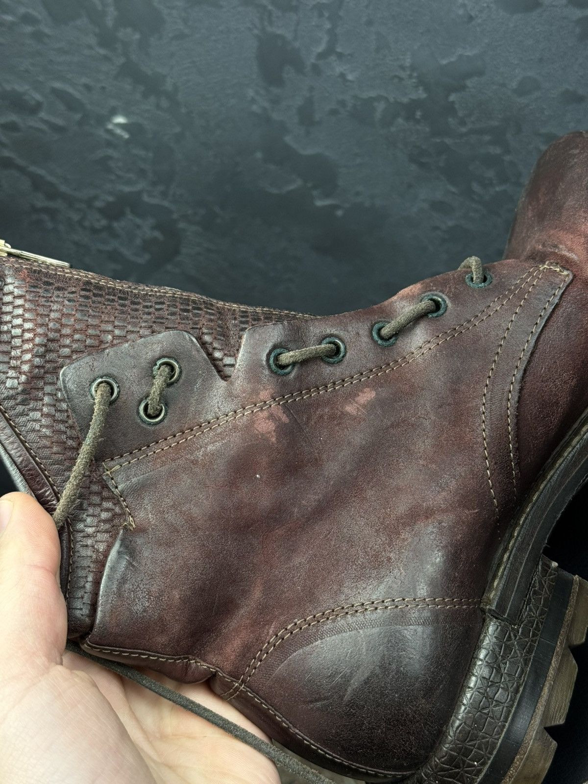 A.S.98 Women's A.S.98. Airstep Brown Leather Biker Zip Ankle Boots Size US 6 / IT 36 - 13 Thumbnail