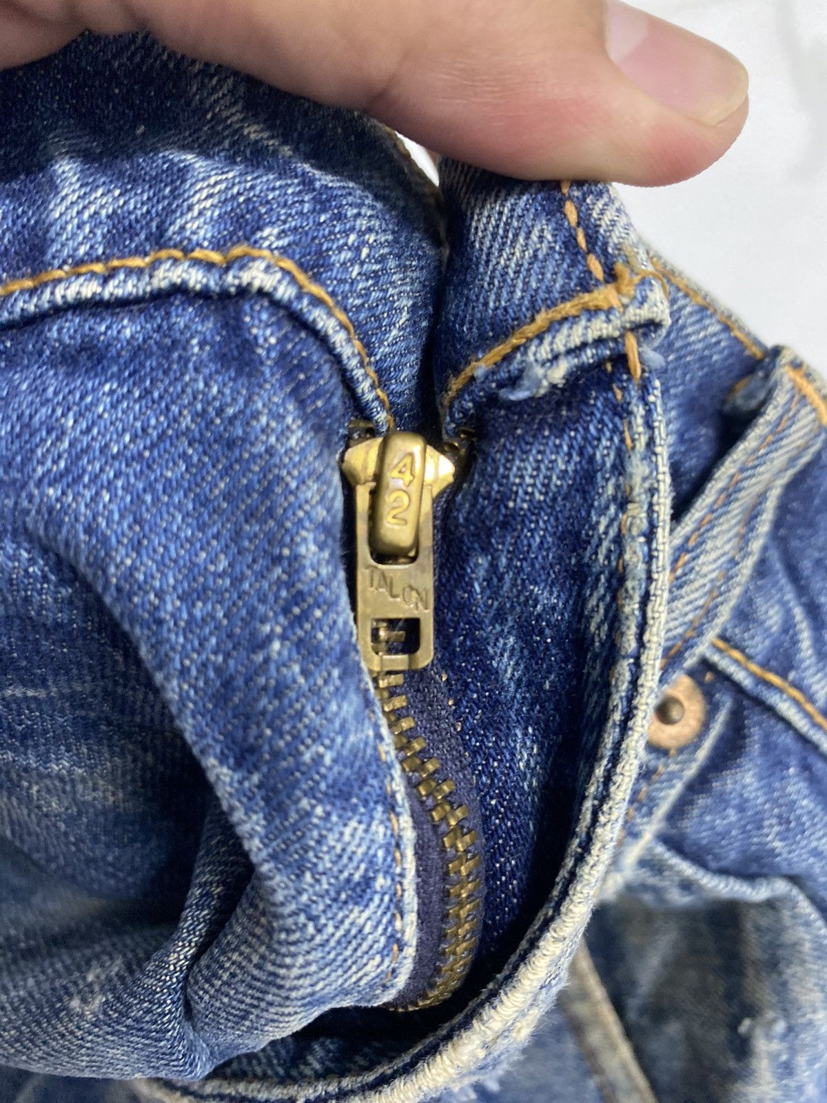 Levi's True Vintage 60s Levis 505 Big E Selvedge Jeans Size US 29 - 15 Thumbnail