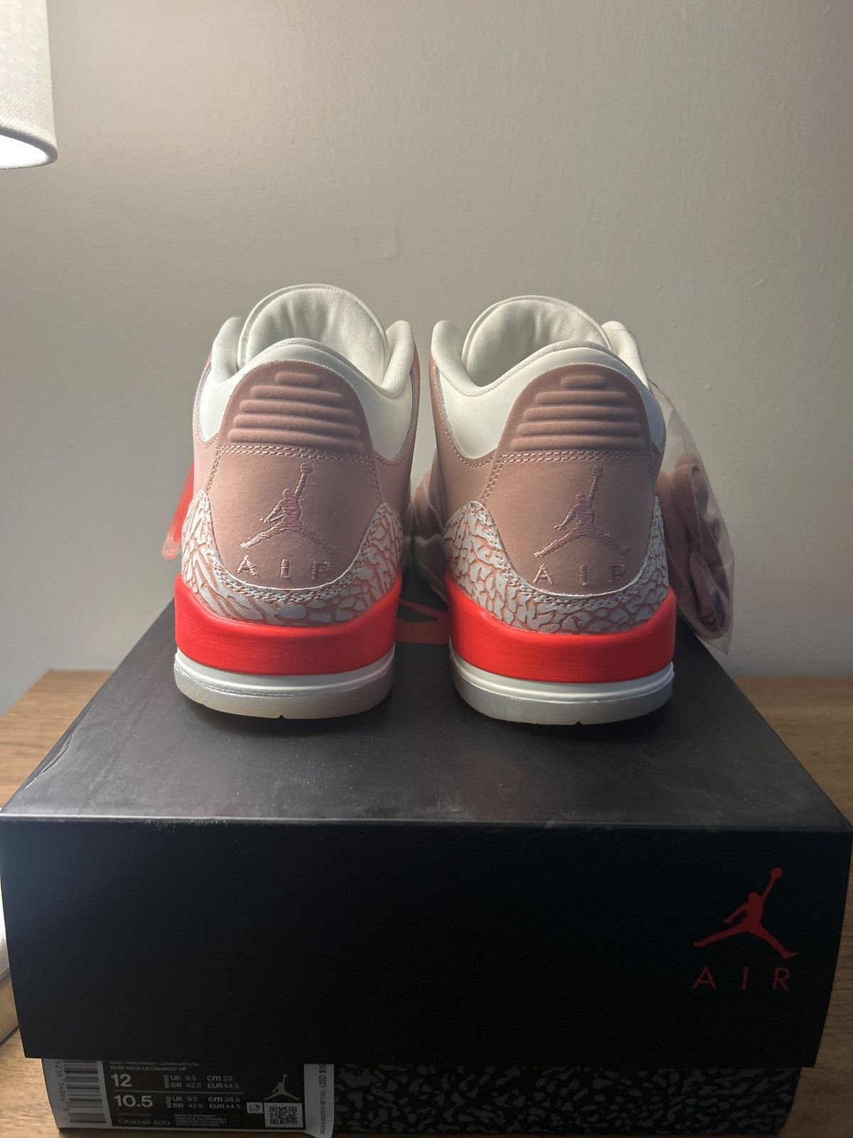 Jordan Brand Women’s Jordan 3 Rust Pink Size US 12 / EU 45 - 5 Thumbnail