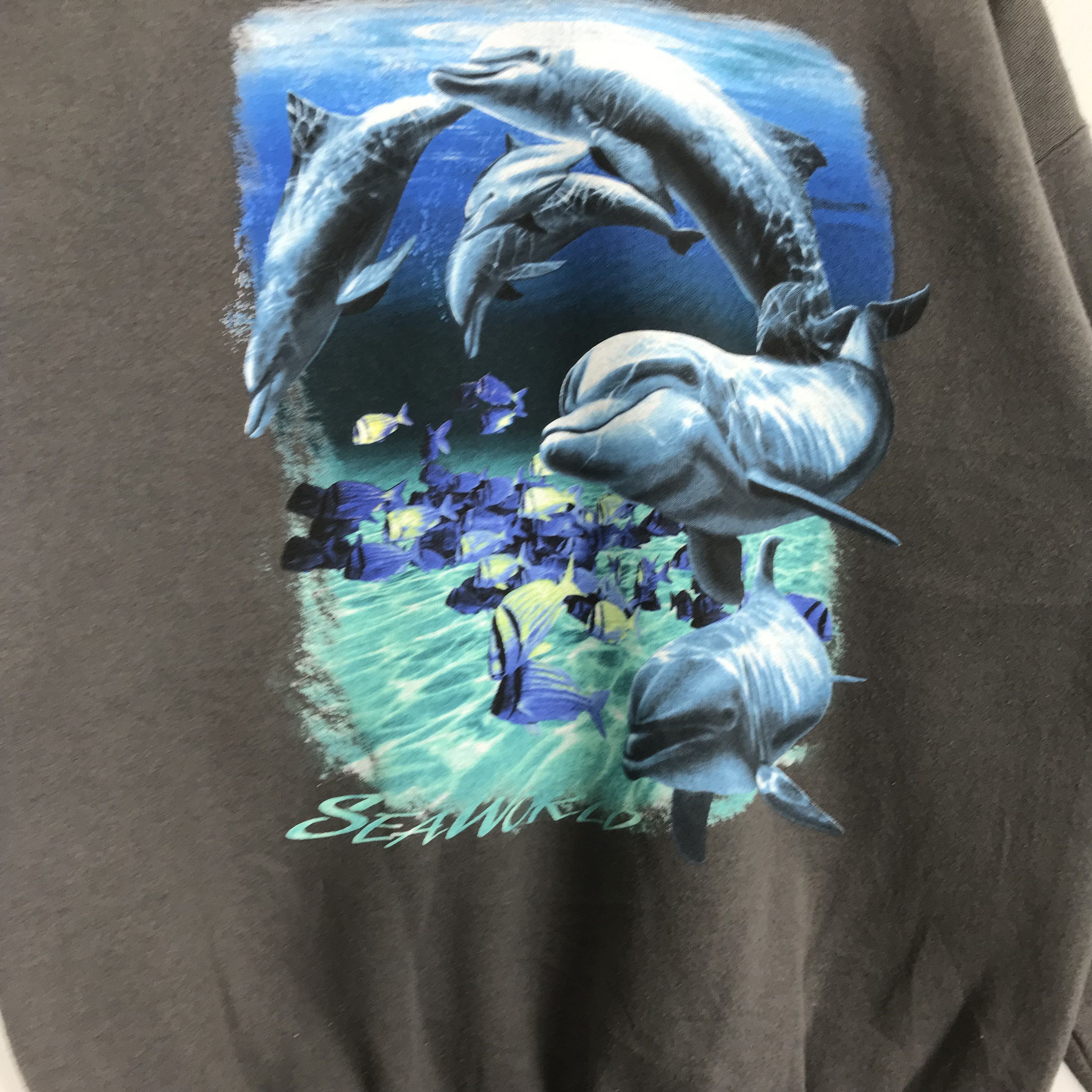 Vintage Vintage 90s Sea World Marine Sweatshirt - 245 Size US XL / EU 56 / 4 - 5 Thumbnail