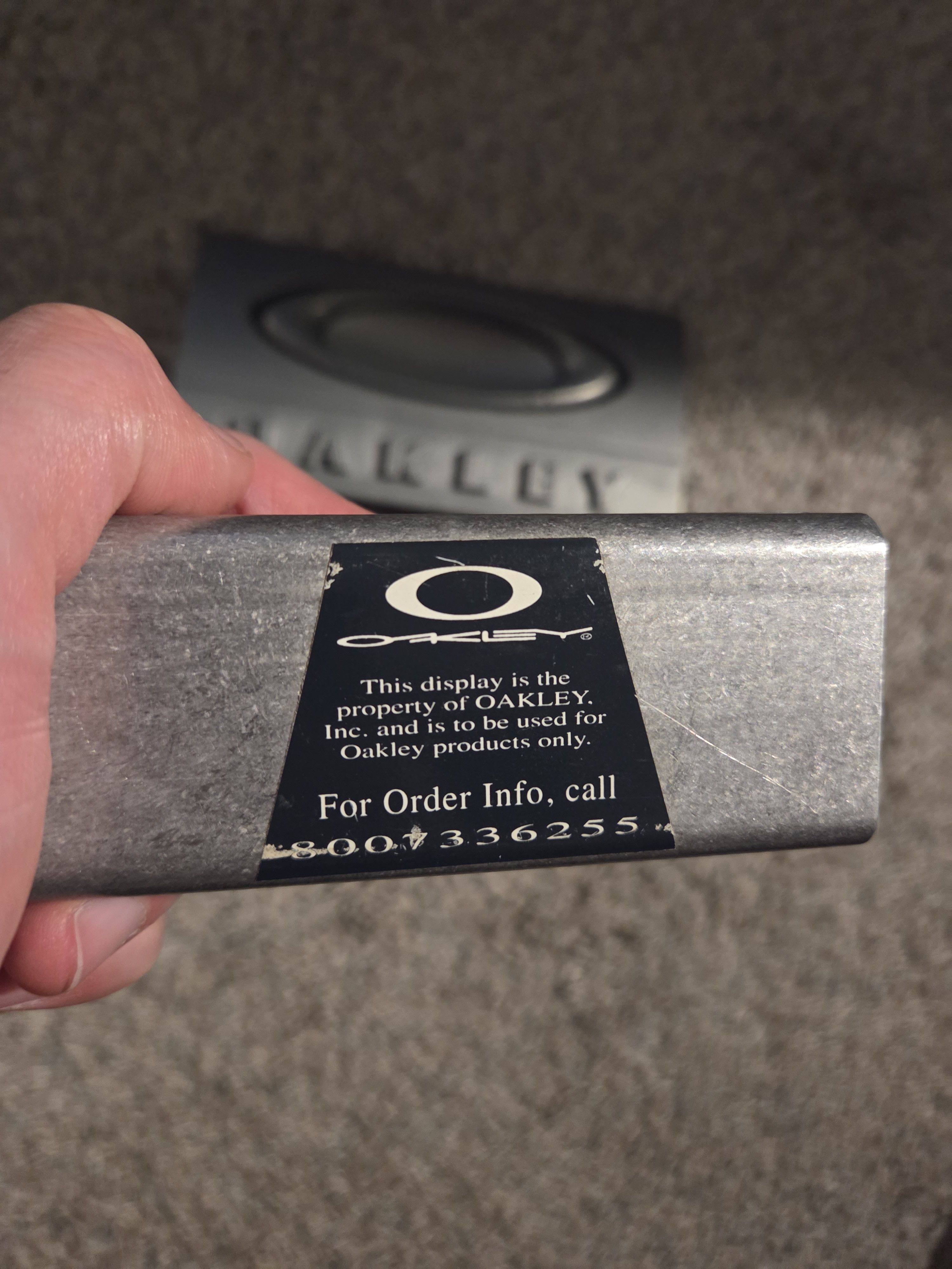 Oakley Vintage Oakley X-Metal Heavy Cast Metal Display Stand Set Size ONE SIZE - 2 Thumbnail