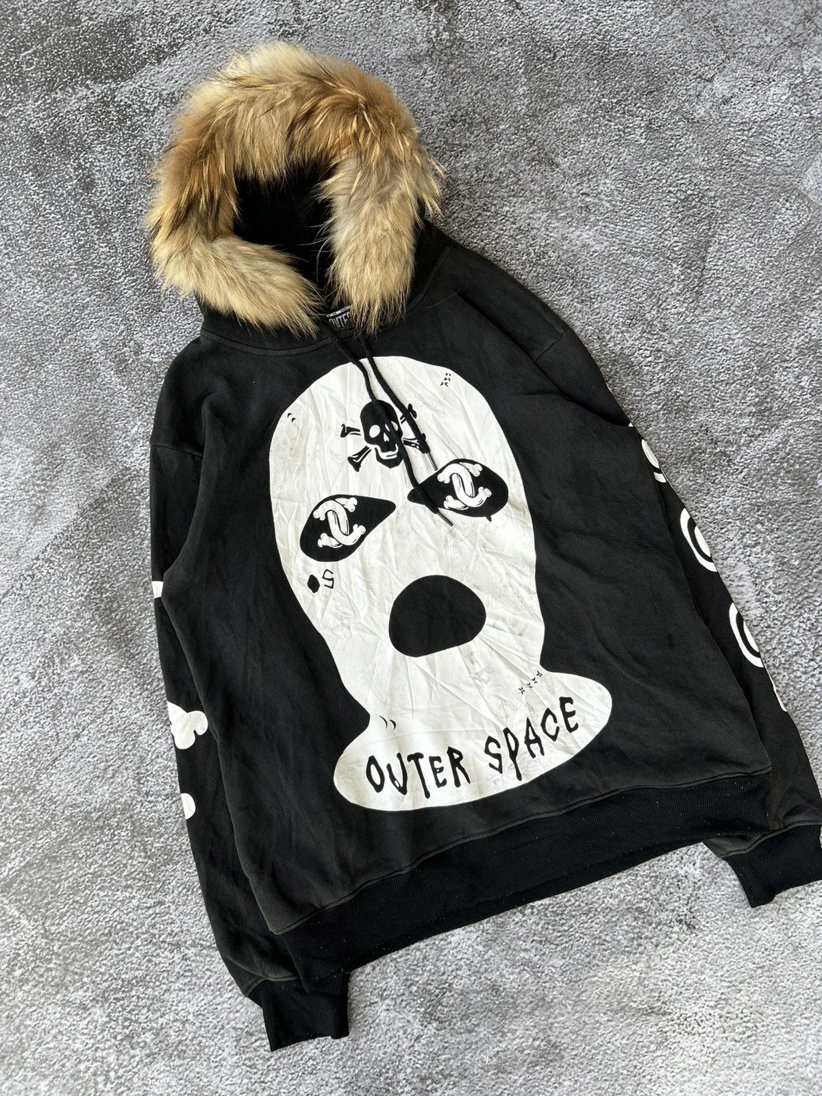 Hysteric Glamour OuterSpace Skull Mask Fur Hoodie Ifsixwasnine Lgb Style Size US L / EU 52-54 / 3 - 5 Thumbnail
