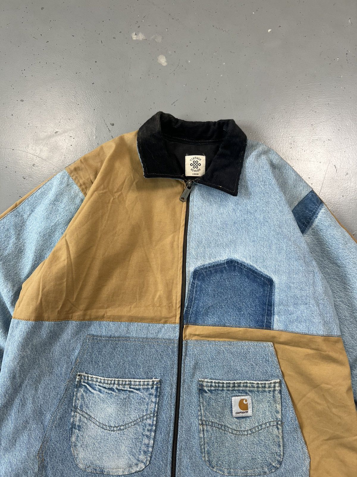 Carhartt Vintage custom up cycle Carhartt jacket - l Size US L / EU 52-54 / 3 - 2 Thumbnail