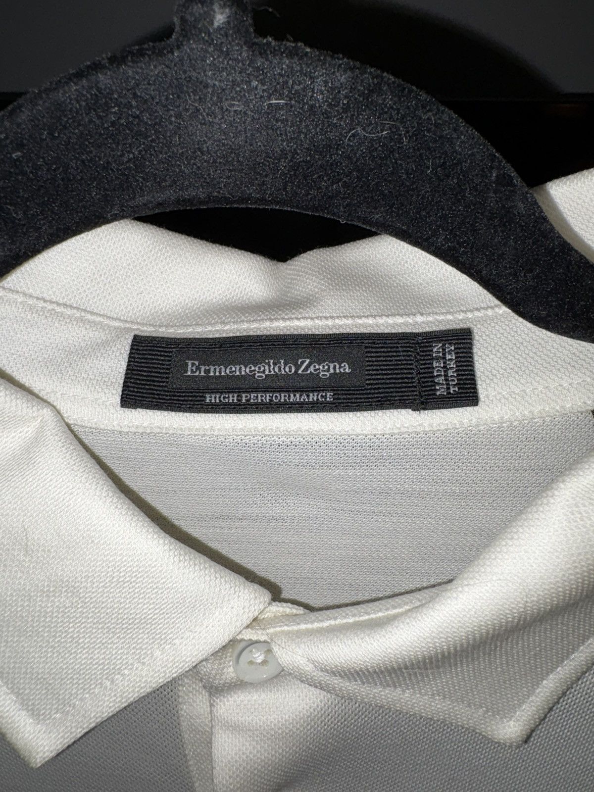 Ermenegildo Zegna Ermenegildo Zegna White Polo Size US L / EU 52-54 / 3 - 3 Thumbnail