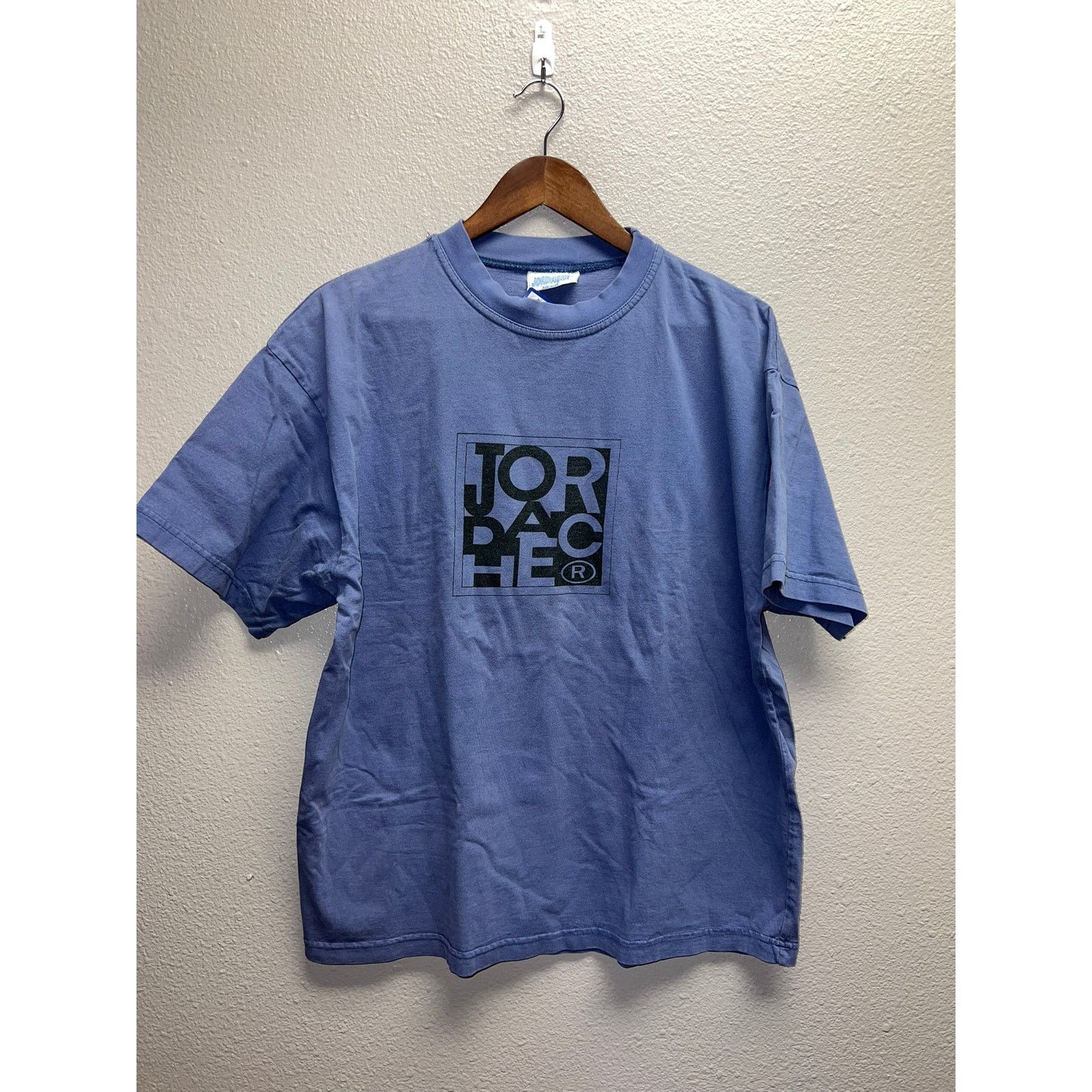 Jordache Vintage Jordache Jeanswear Shirt Orignal Blue Logo Tee 90s M Size US M / EU 48-50 / 2 - 1 Thumbnail