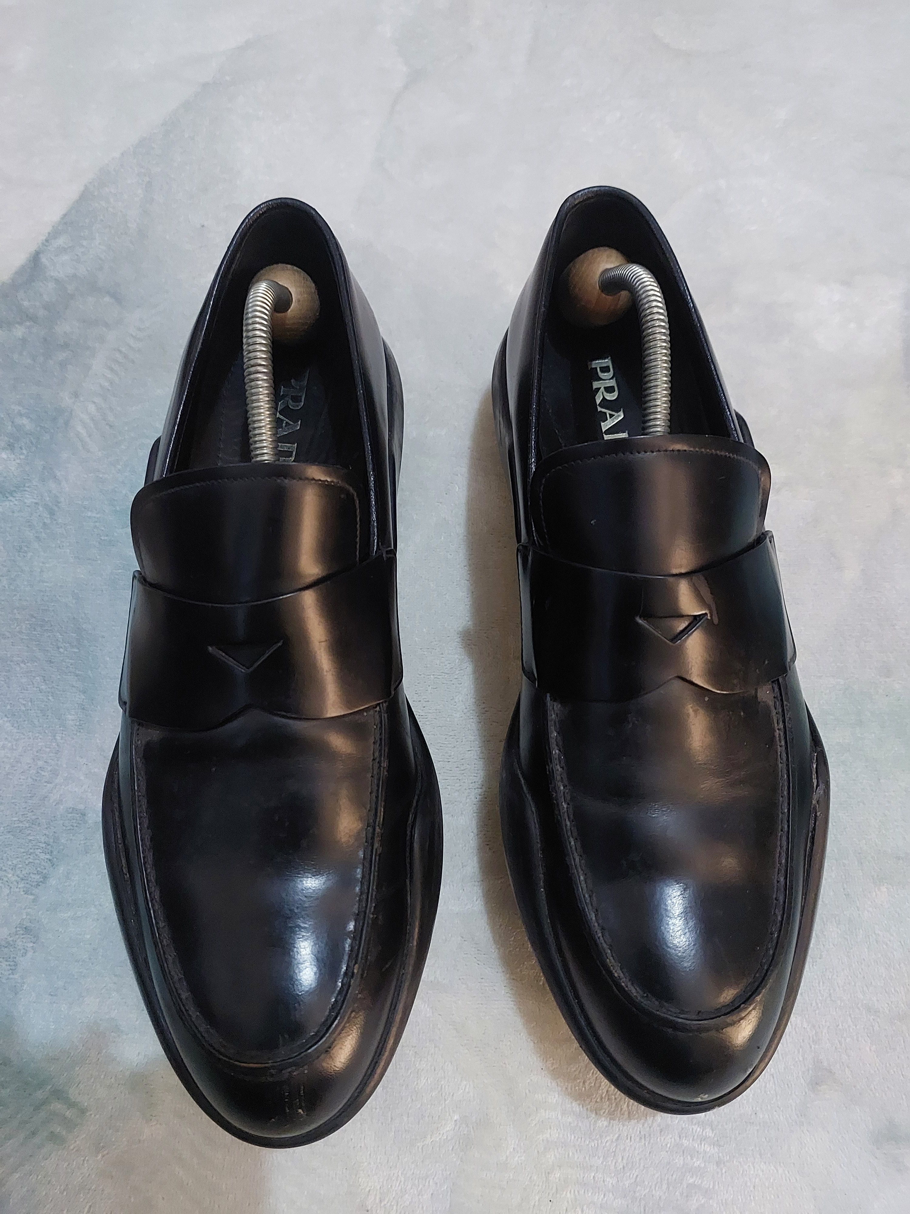 Prada Vintage Prada loafers with rubber sole Size US 10 / EU 43 - 1 Thumbnail