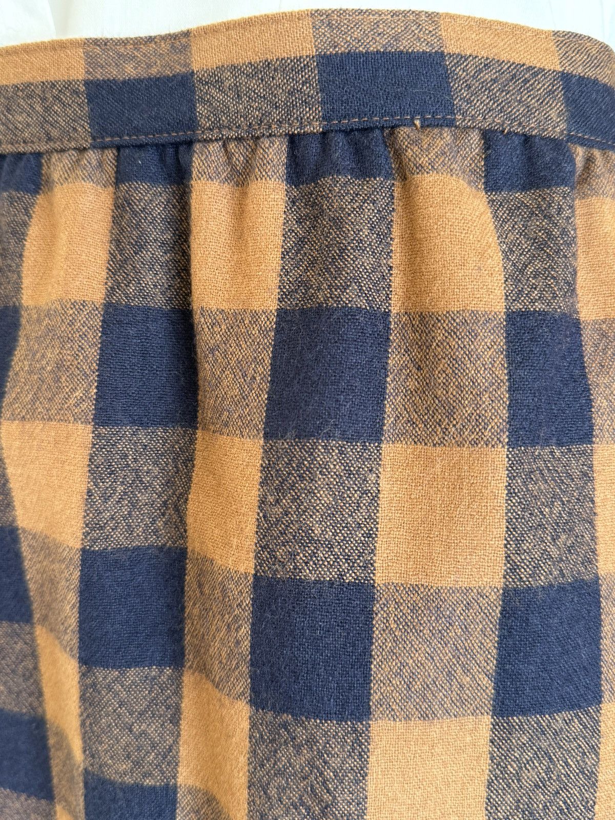 Vintage Dalton women’s 14 tan plaid pencil skirt Union Made vintage Size 30" / US 8 / IT 44 - 4 Thumbnail