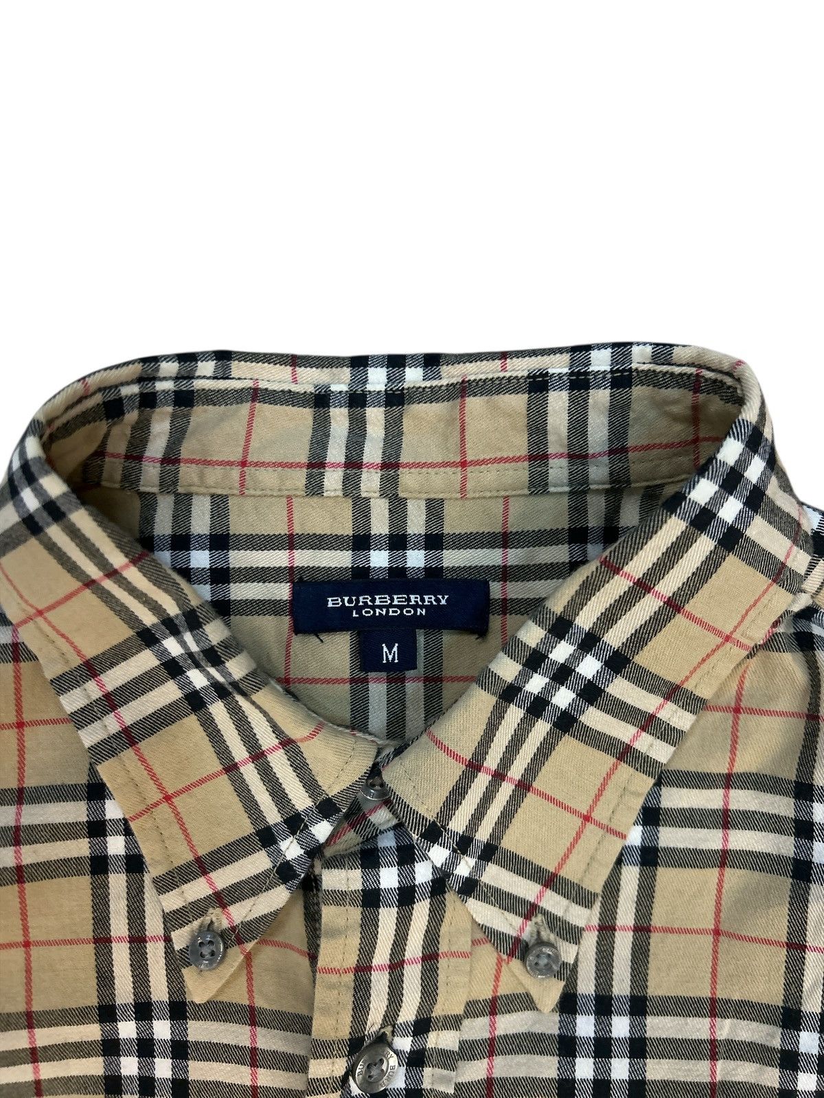 Burberry 👔 Classic Burberry London Nova Check Flannel Shirt Size US M / EU 48-50 / 2 - 5 Thumbnail