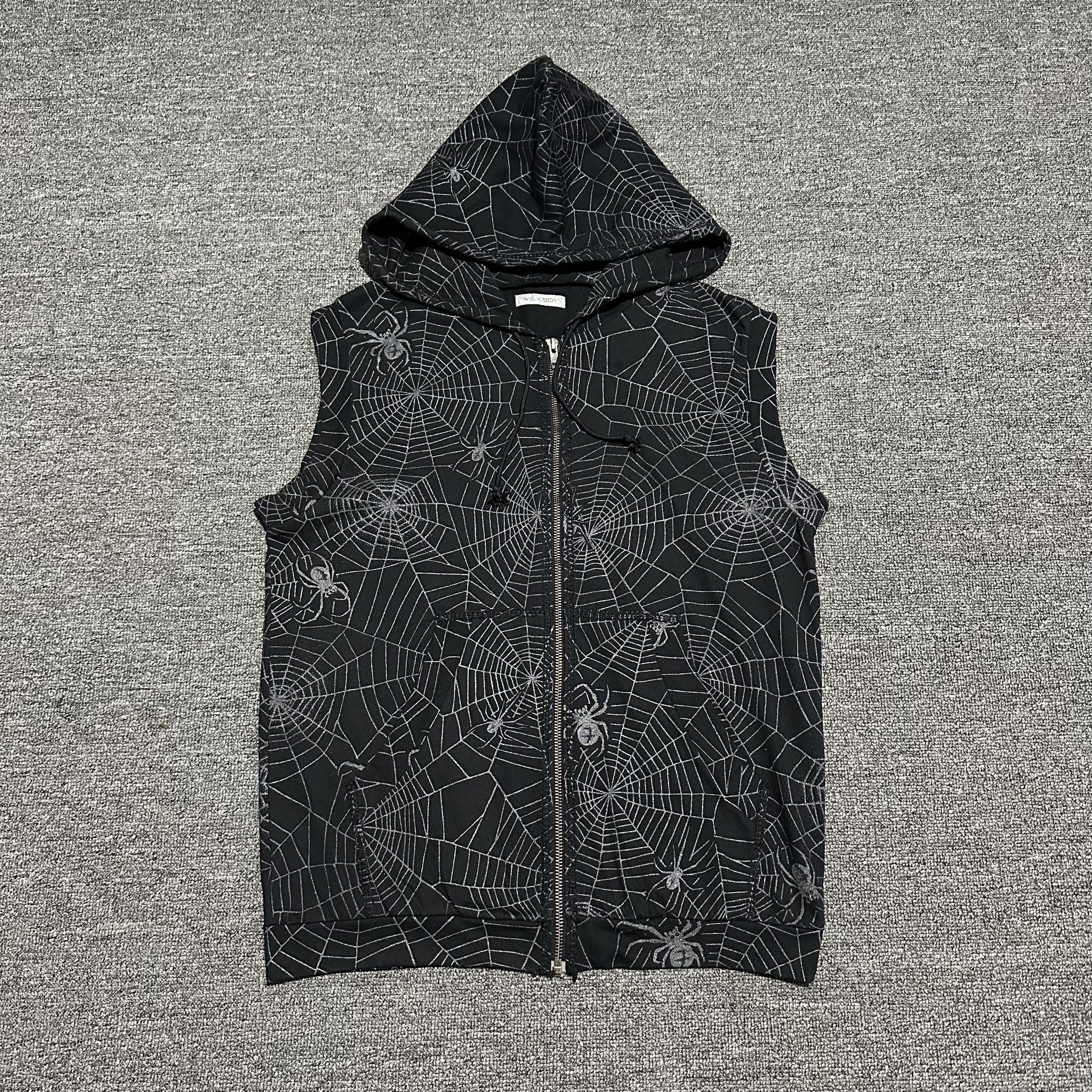 Japanese Brand Milk Boy Spiderweb Hoodie Size US M / EU 48-50 / 2 - 1 Thumbnail