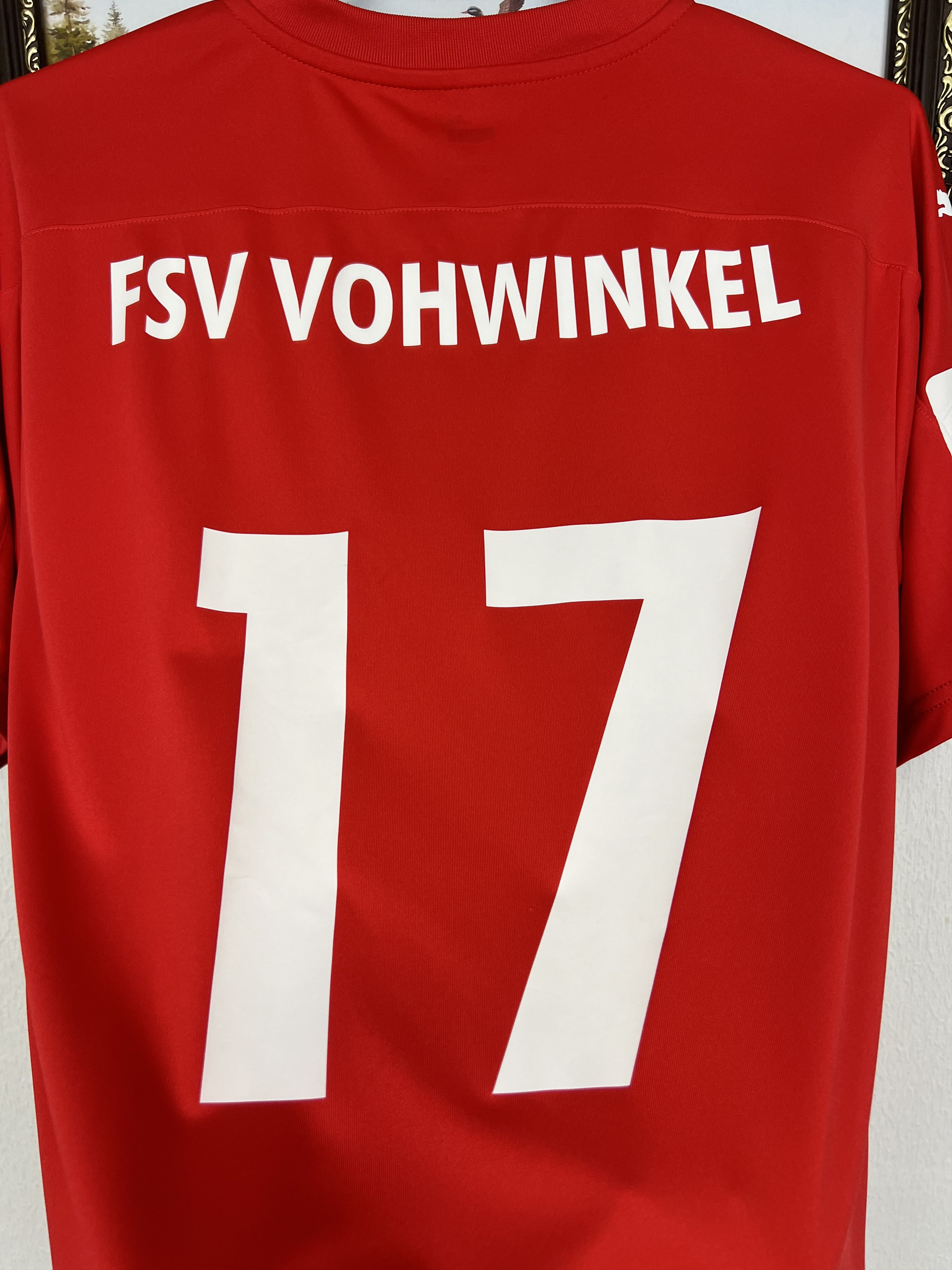 Puma FSV Vohwinkel Shirt Match Worn Baudenbacher Puma Tee Size US L / EU 52-54 / 3 - 13 Thumbnail