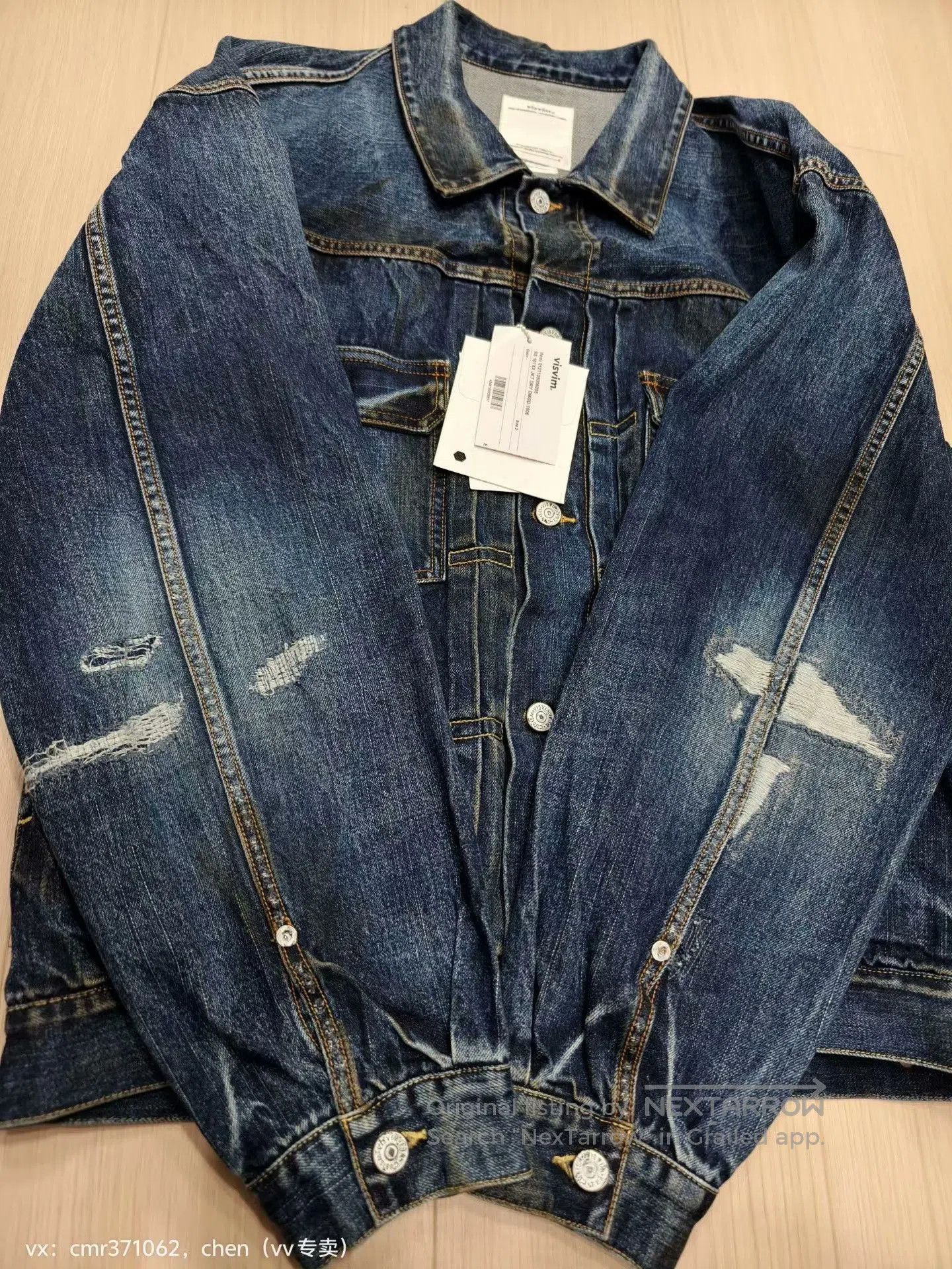 Visvim VISVIM 21SS 101XX JKT DMGD. Size US M / EU 48-50 / 2 - 8 Thumbnail