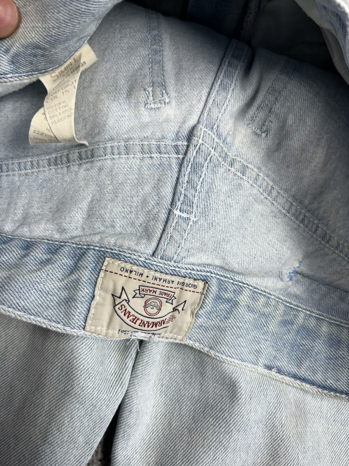 Armani × Giorgio Armani × Vintage Armani denim vintage 90s Size US 32 / EU 48 - 10 Thumbnail