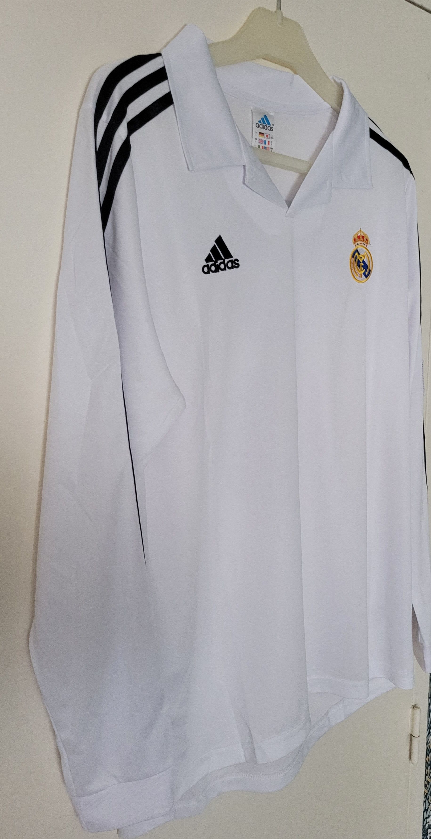 Other Zidane 5 Real Madrid UCL 2002 Vintage Soccer Jersey Trikot Size US L / EU 52-54 / 3 - 4 Thumbnail