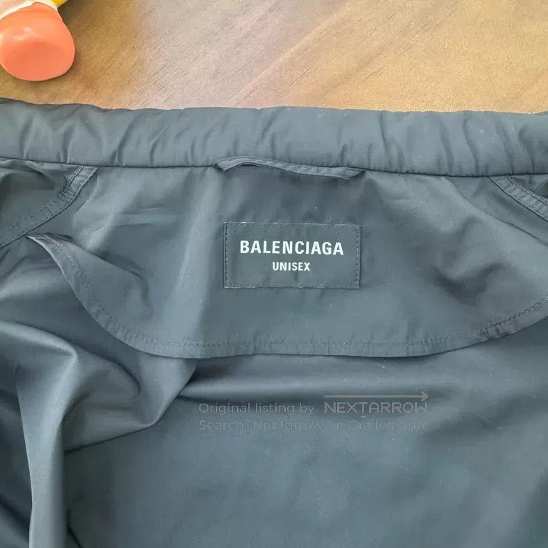 Balenciaga Balenciaga Coach Jacket Aged Black Blue Size US S / EU 44-46 / 1 - 6 Thumbnail