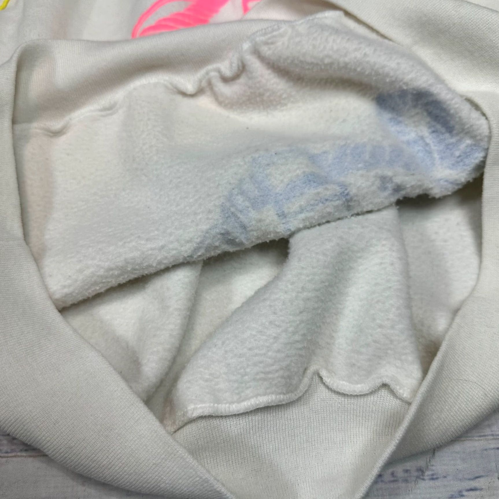 Vintage Vintage 80's Womens Pullover Sweatshirt White XL San Francisco 3/4 Slvs 1/4 Zip Sweatshirt Size XL / US 12-14 / IT 48-50 - 6 Thumbnail