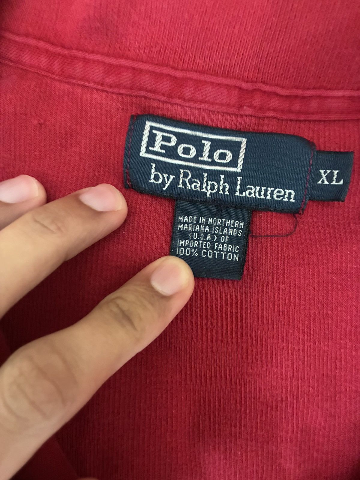 Polo Ralph Lauren Vintage Ralph Lauren Quarter Zip Size US XL / EU 56 / 4 - 4 Thumbnail
