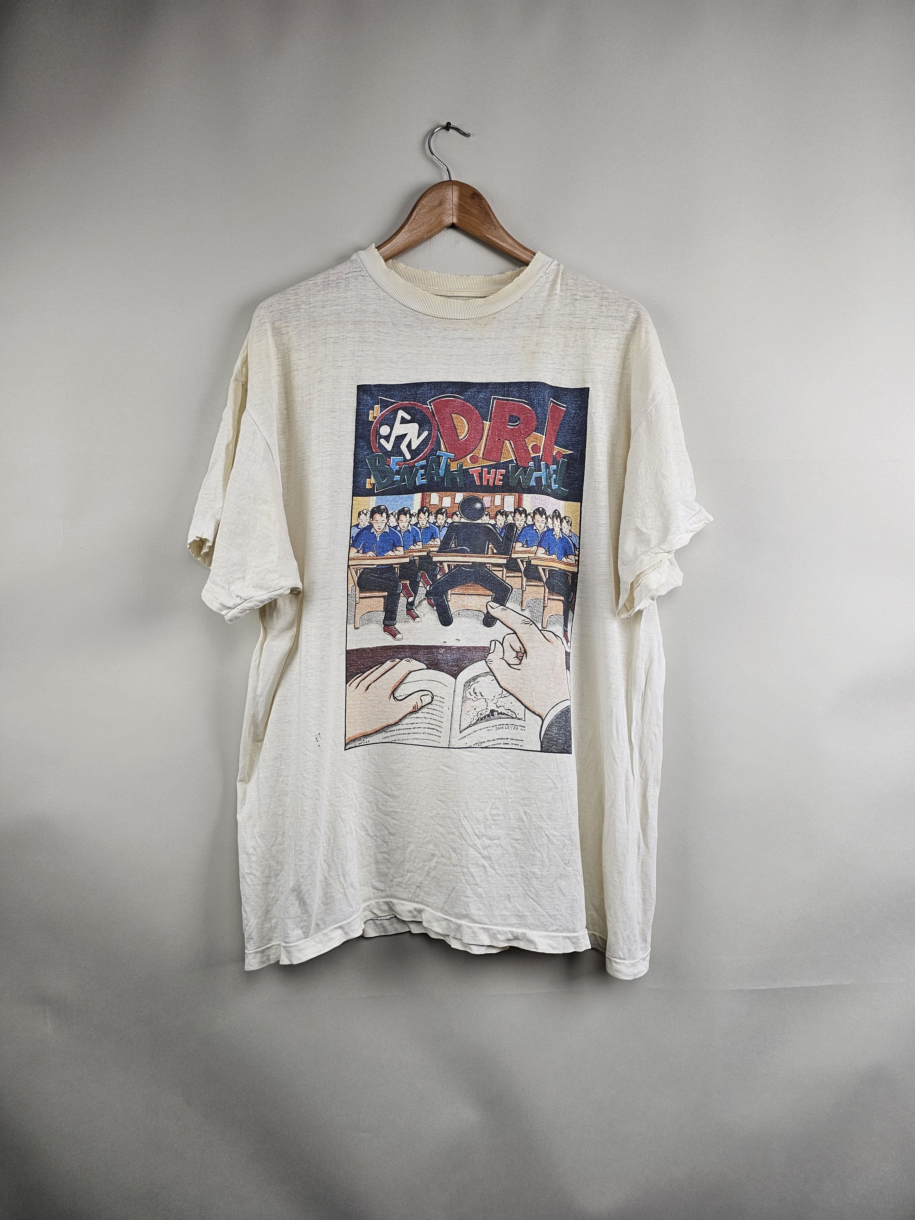 Vintage 90s Dirty Rotten Imbeciles DRI Beneath the wheel XL | Grailed