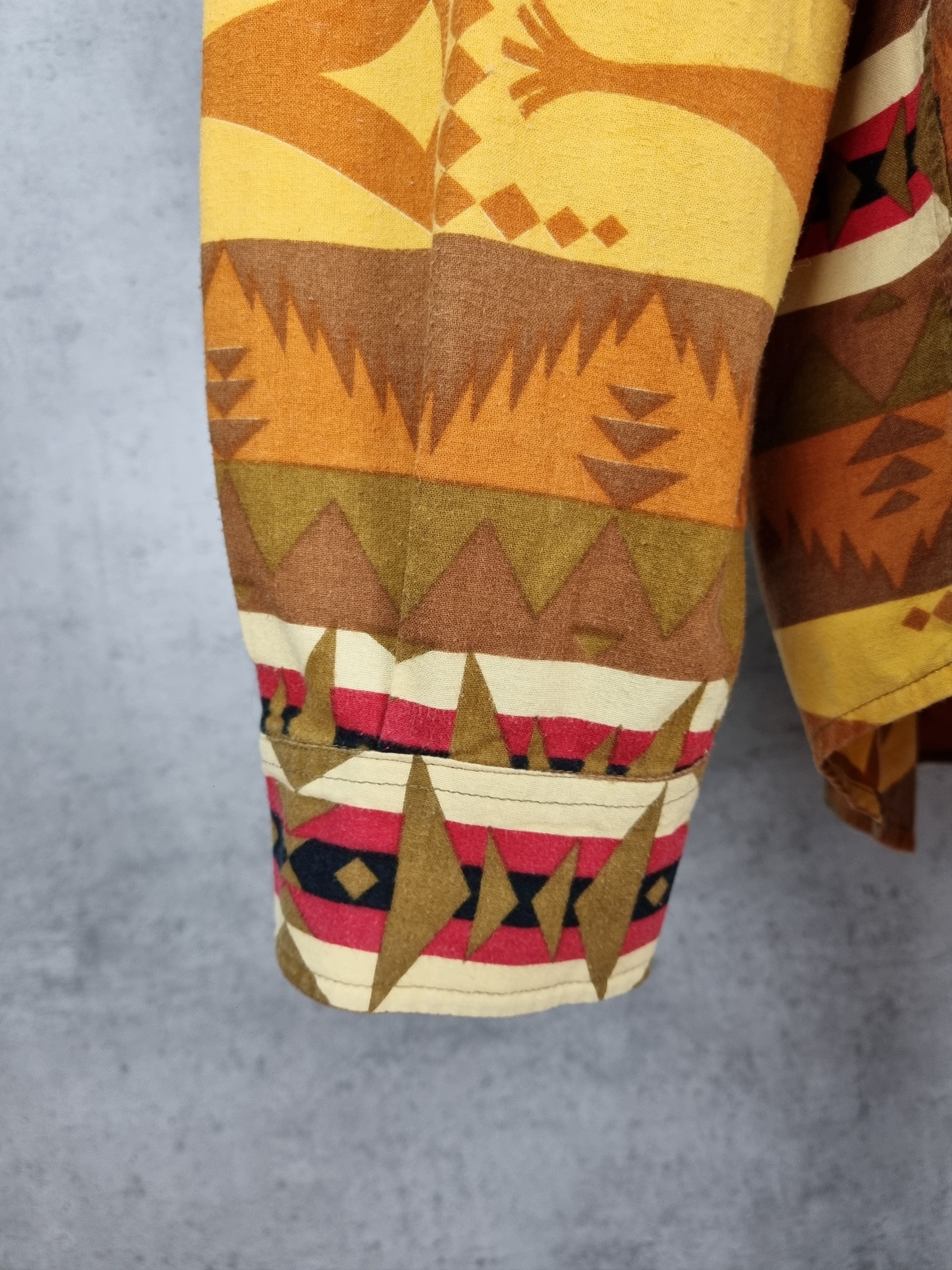 Chevignon × Native Rare size 80s Chevignon Navajo Vintage Shirt Button ups Size US XXL / EU 58 / 5 - 25 Thumbnail