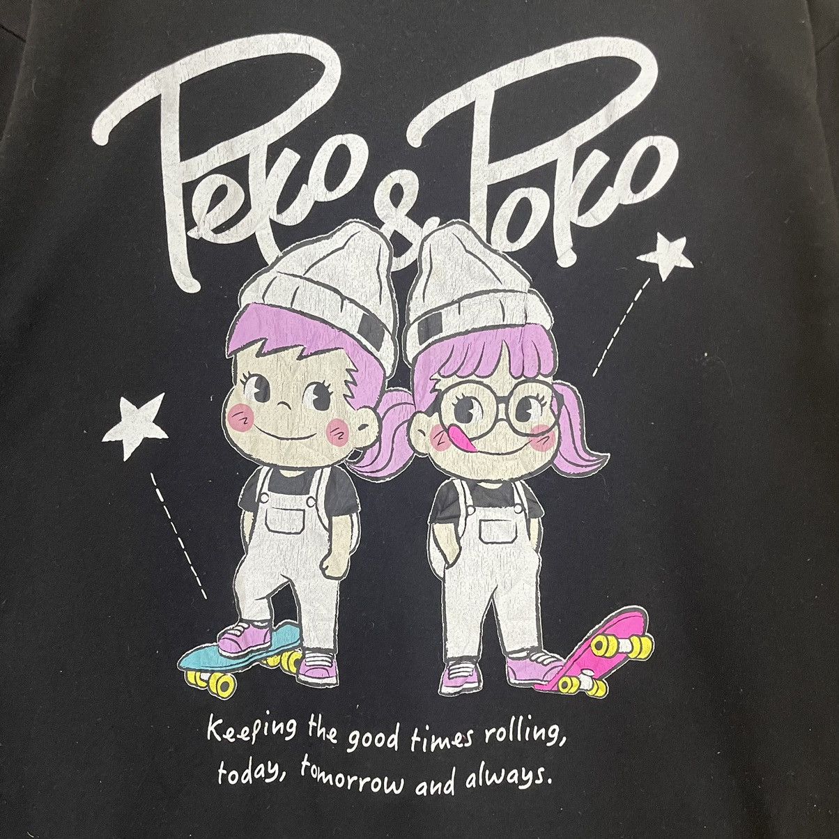 Anime Peko Poko Big Logo Crewneck Sweatshirt Size XL Size US L / EU 52-54 / 3 - 5 Thumbnail