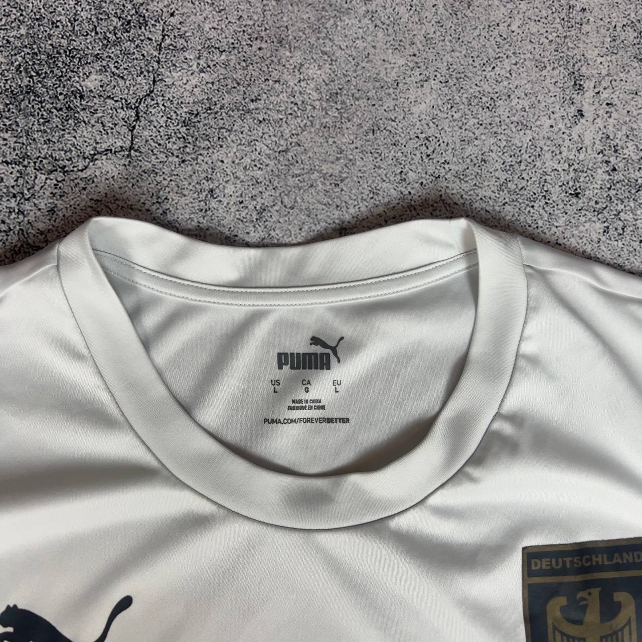 Puma Puma Deutschland Soccer Jersey Men's Size L White Size US L / EU 52-54 / 3 - 4 Thumbnail