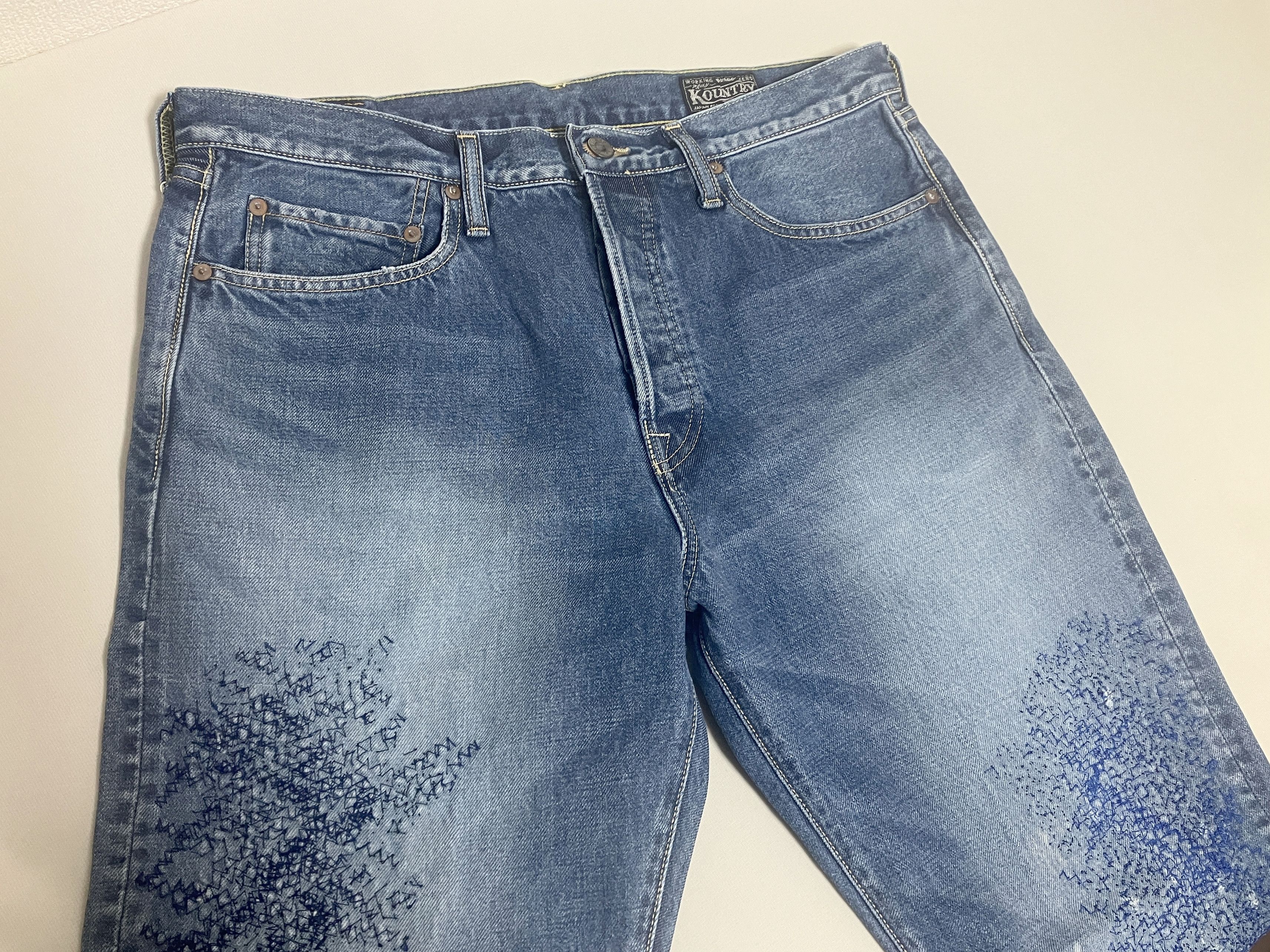 Kapital KAPITAL 14oz indigo denim pants monkey cisco jeans 3year 36 Size US 36 / EU 52 - 2 Thumbnail