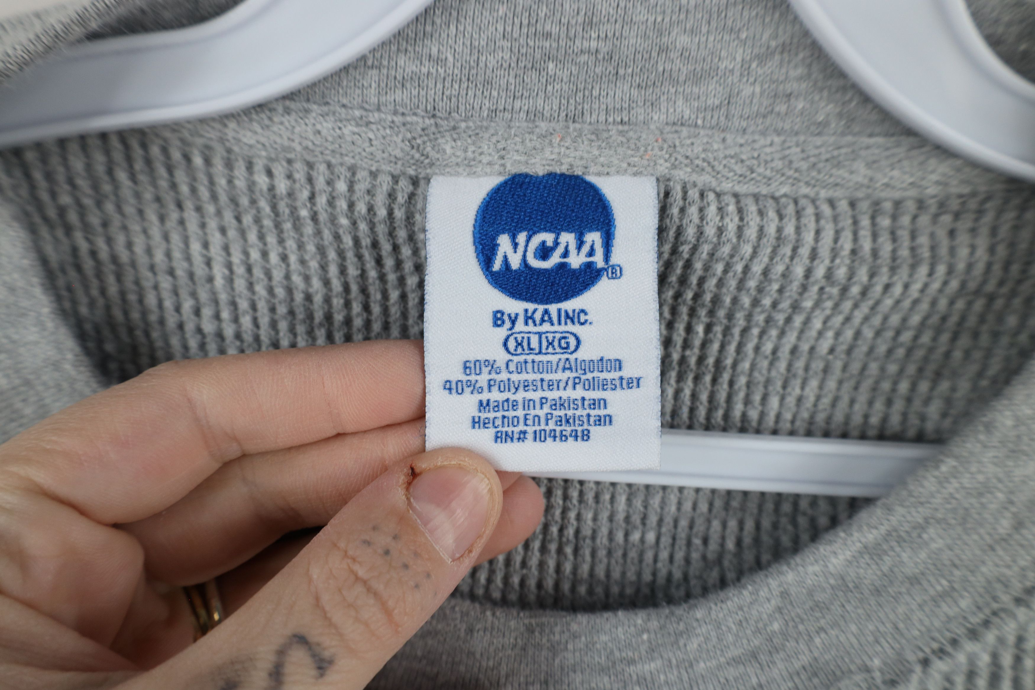 Vintage Vintage Ohio State University Thermal Waffle Knit T-Shirt Size US XL / EU 56 / 4 - 9 Thumbnail
