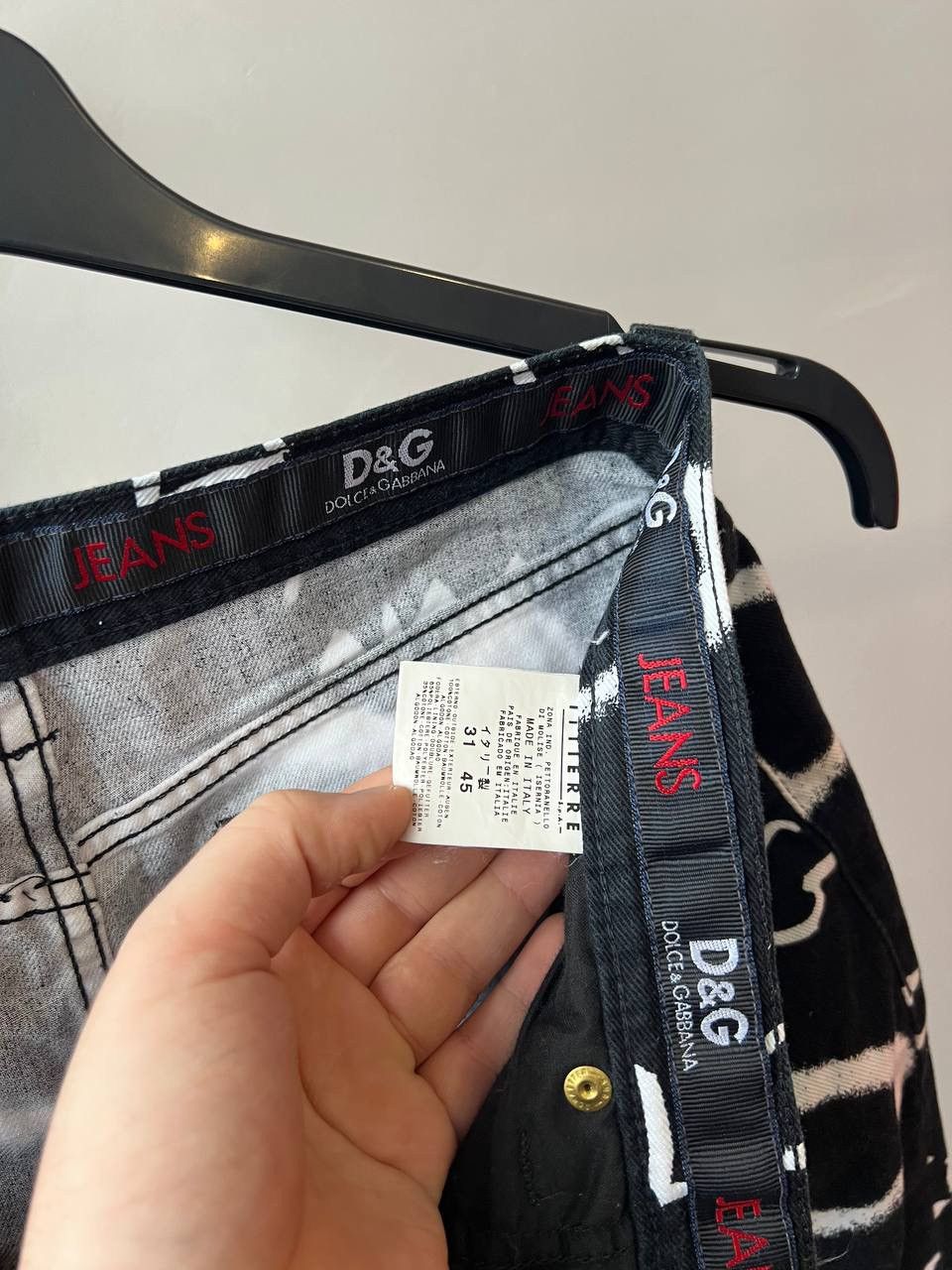 Dolce & Gabbana DILCE&GABBANA ARCHIVAL ICONIC GRAFFIC PRINT WOMEN PANTS 31 Size 31" - 9 Thumbnail