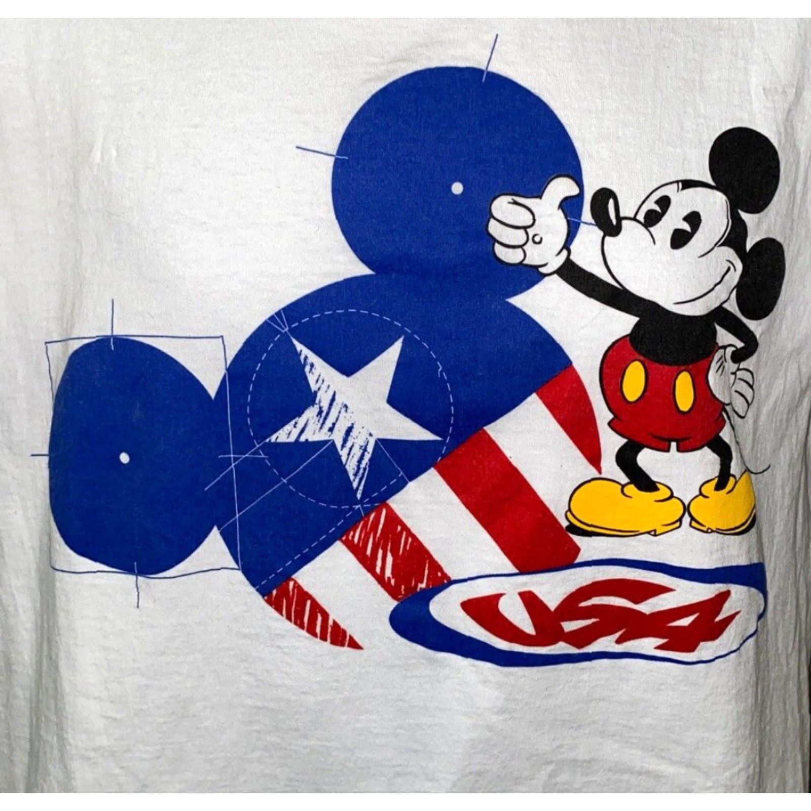 Disney Disney Designs Shirt Men L White Mickey Mouse Designer Tee Size US L / EU 52-54 / 3 - 2 Thumbnail