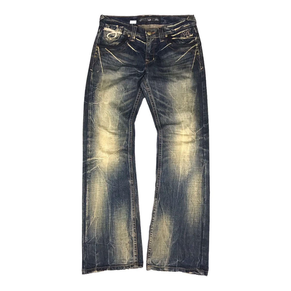 Hysteric Glamour × Japanese Brand × Vintage FALRE DENIM RED PERPER DENIM RUSTY BOOT CUT PANTS Size US 32 / EU 48 - 1 Thumbnail