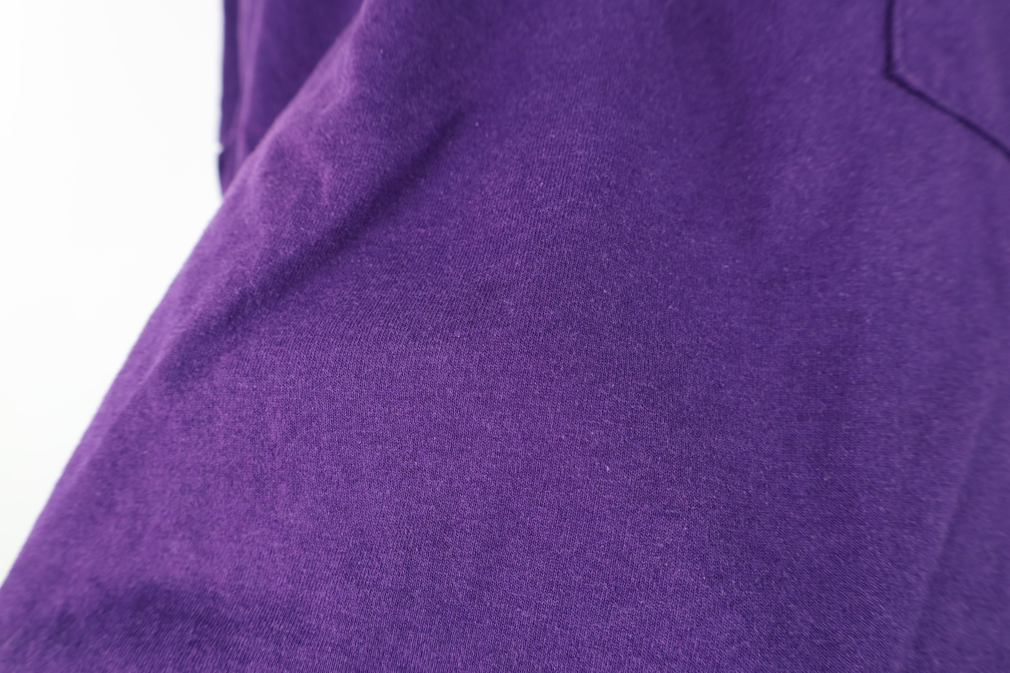 Vintage Vintage 90s Streetwear Cotton Pocket T-Shirt Purple USA Size US XL / EU 56 / 4 - 7 Thumbnail