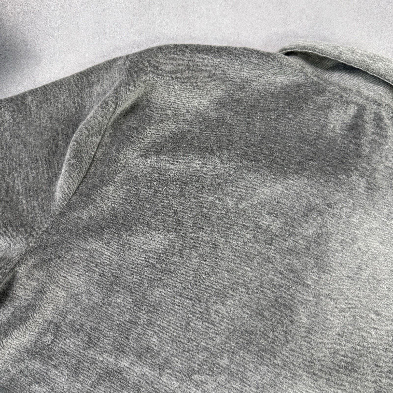 Reiss Reiss Men Grey Velure Polo Zip T Shirt Size L Size US L / EU 52-54 / 3 - 15 Thumbnail
