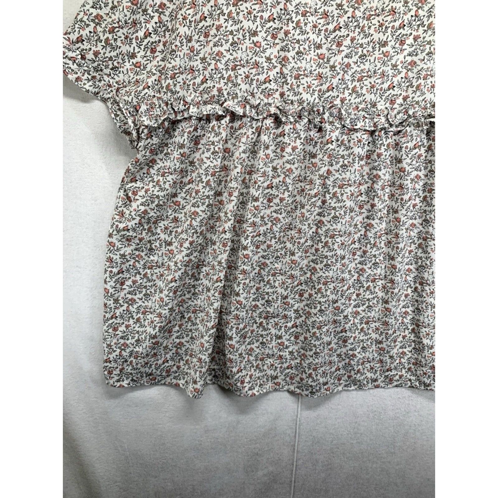Vintage VINTAGE Suzanne Betro Women’s Plus Size 2X Floral Blouse Short Sleeve Rayon Summer Casual Women's Size XXL / US 16-18 / IT 52-54 - 4 Thumbnail