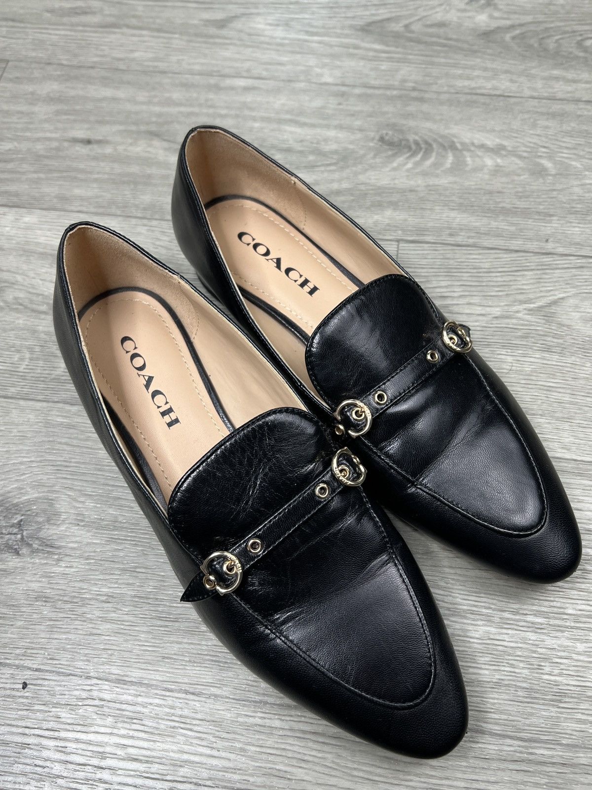 Coach Coach Women Isabel Leather low heel Black Size 7 Size US 7.5 / IT 37.5 - 7 Thumbnail