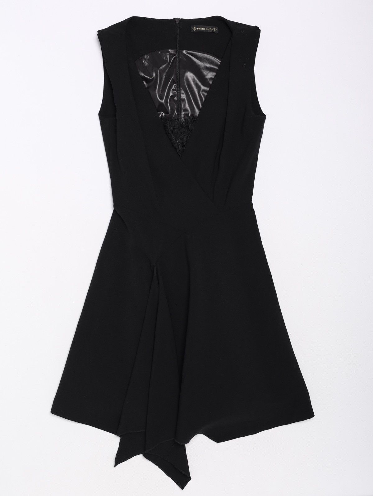 plein sud Plein Sud Viscose Polyamide Elastane Wool Black Dress Size S / US 4 / IT 40 - 1 Thumbnail