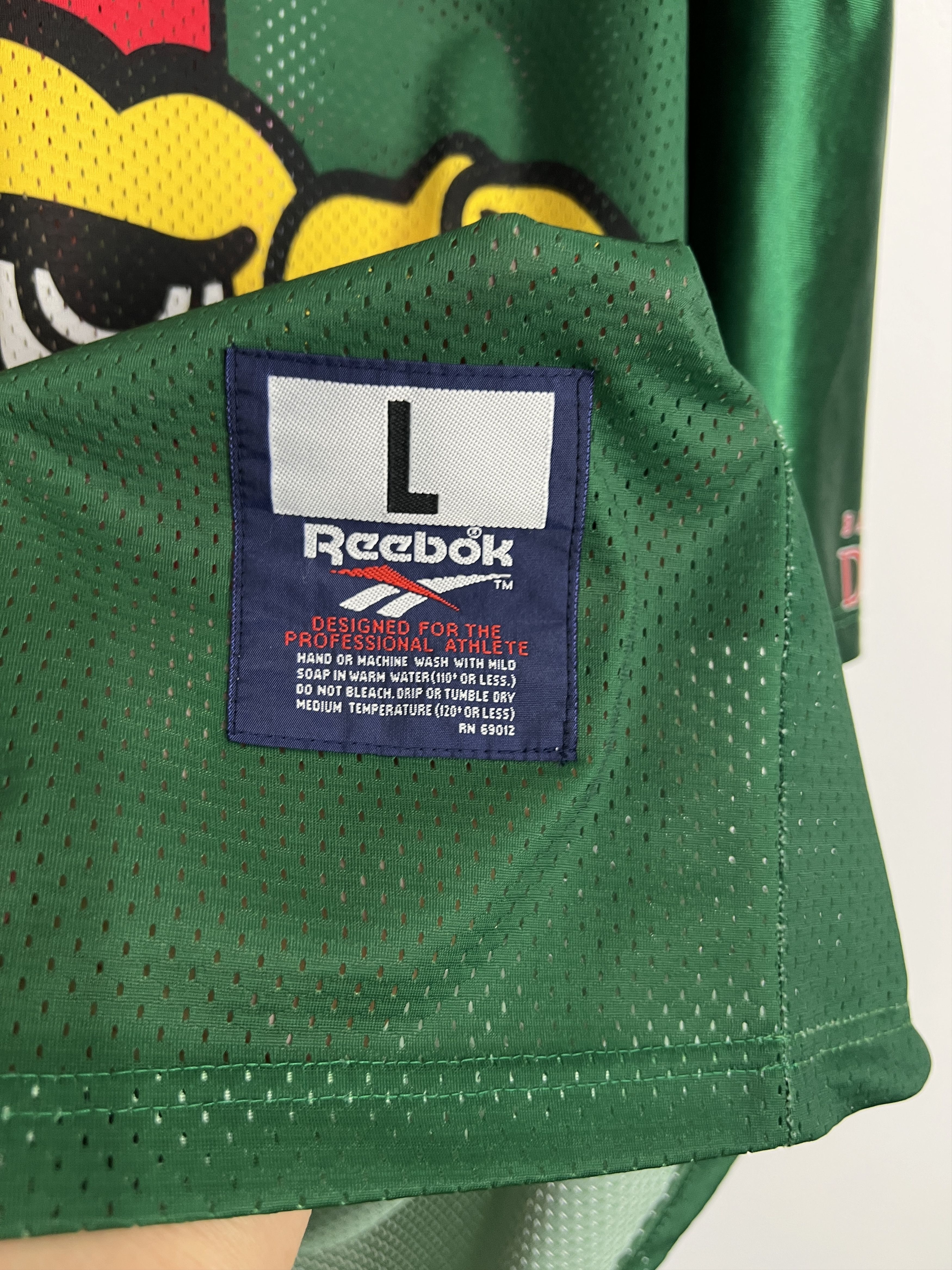 Reebok VIntage Barcelona Dragons NFL World League Jersey #95 Trikot Size US XL / EU 56 / 4 - 7 Thumbnail