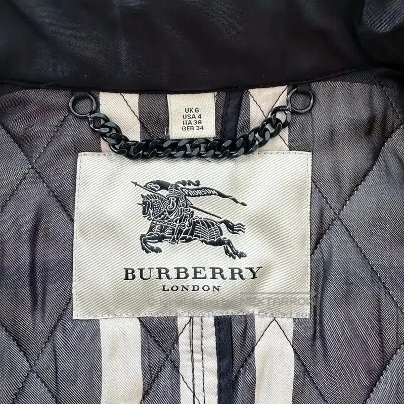 Burberry Burberry Quilted Black Cotton Women's Coat. Size M / US 6-8 / IT 42-44 - 7 Thumbnail